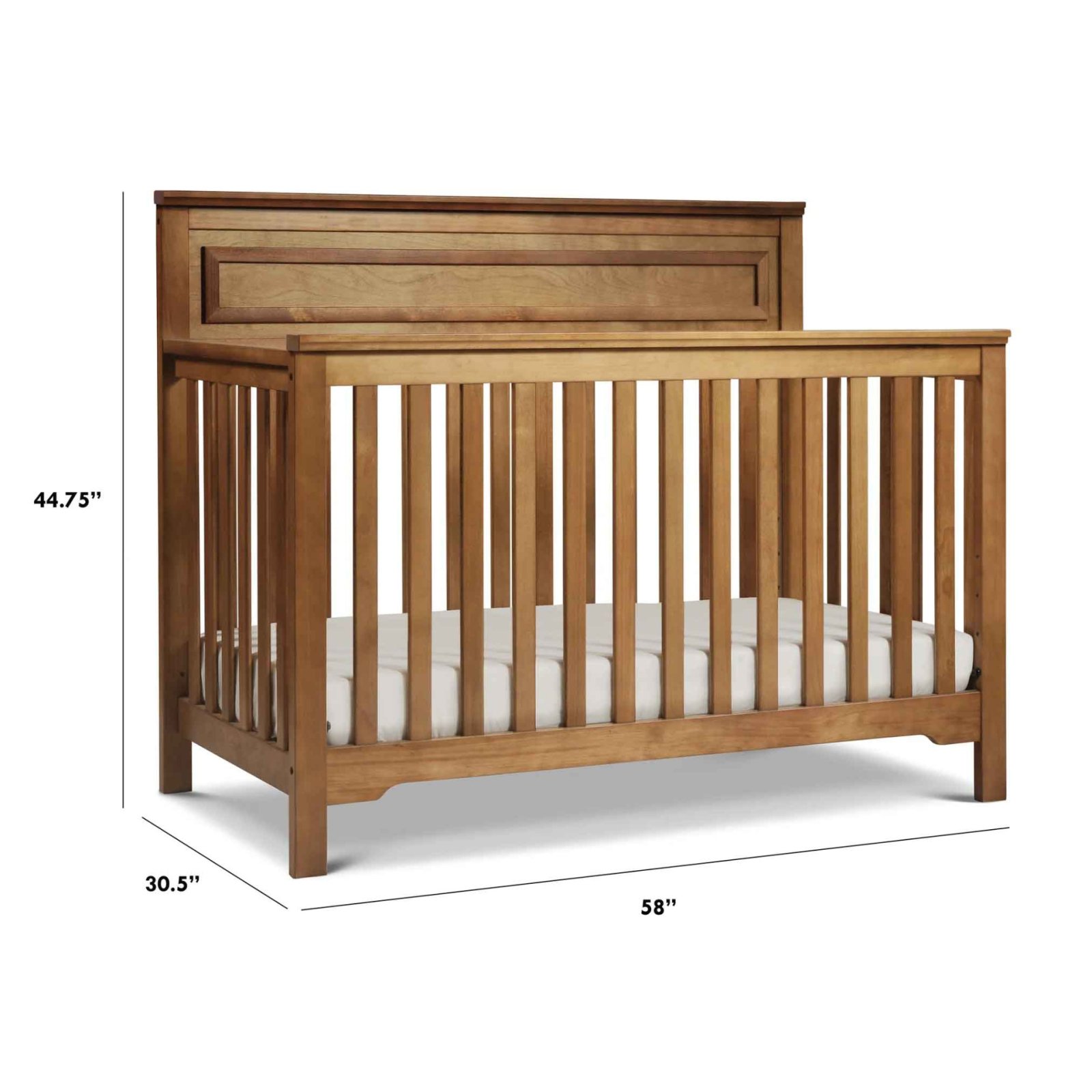 Autumn 4 In 1 Convertible Crib - Chestnut