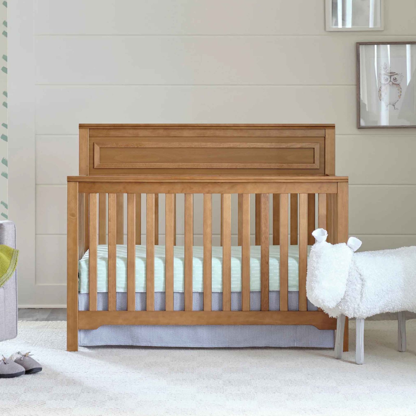 Autumn 4 In 1 Convertible Crib - Chestnut