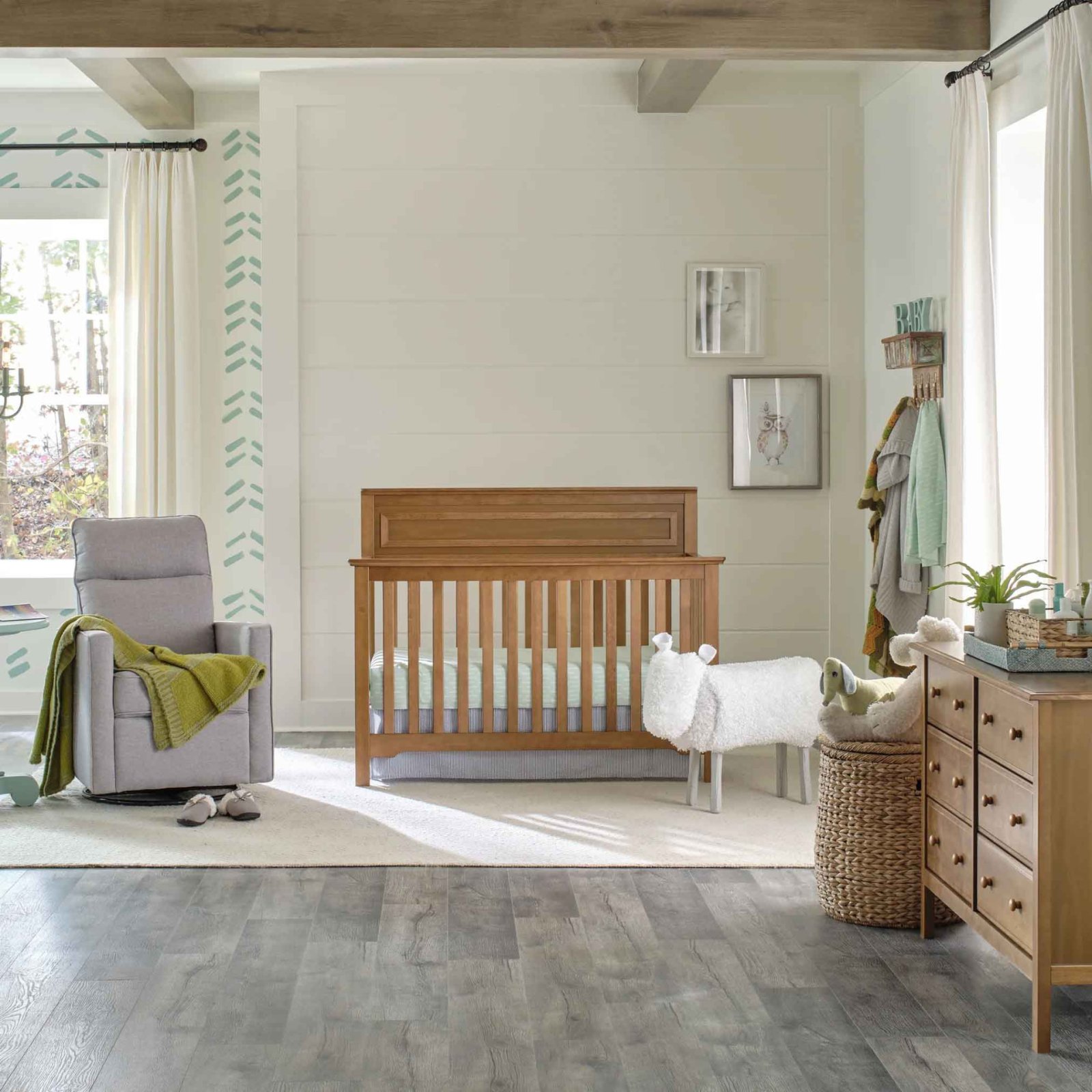 Autumn 4 In 1 Convertible Crib - Chestnut