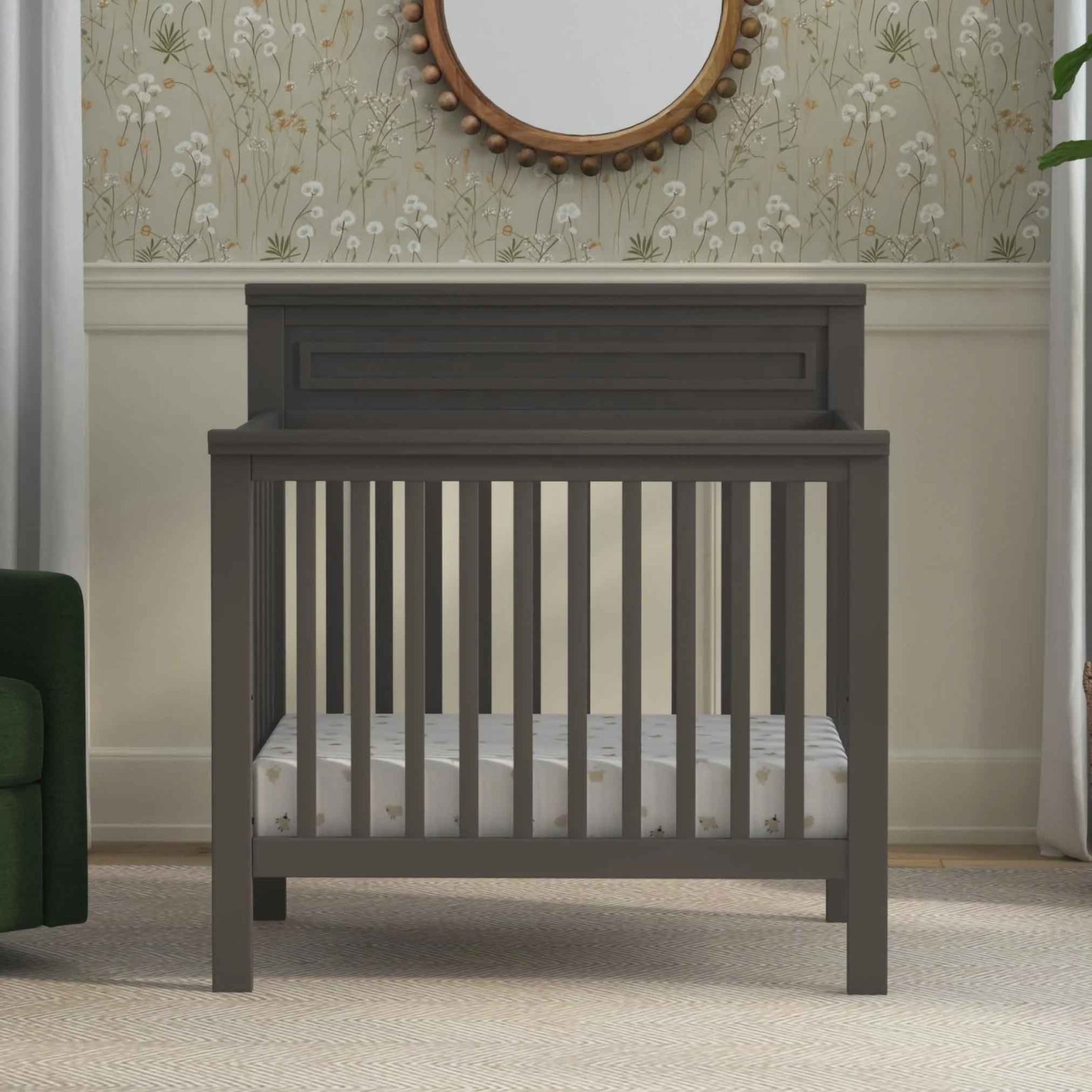 Autumn Mini Crib - Slate