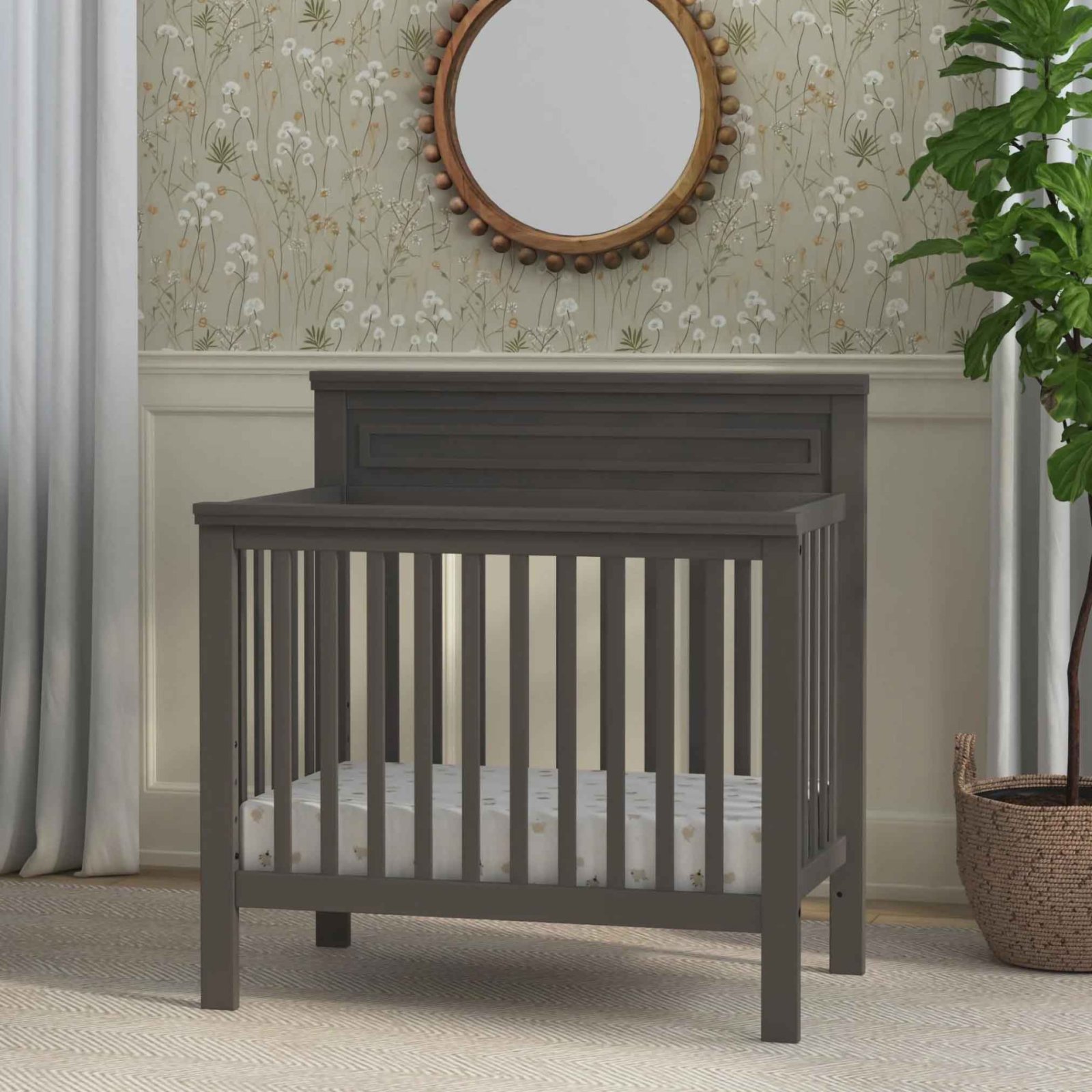 Autumn Mini Crib - Slate