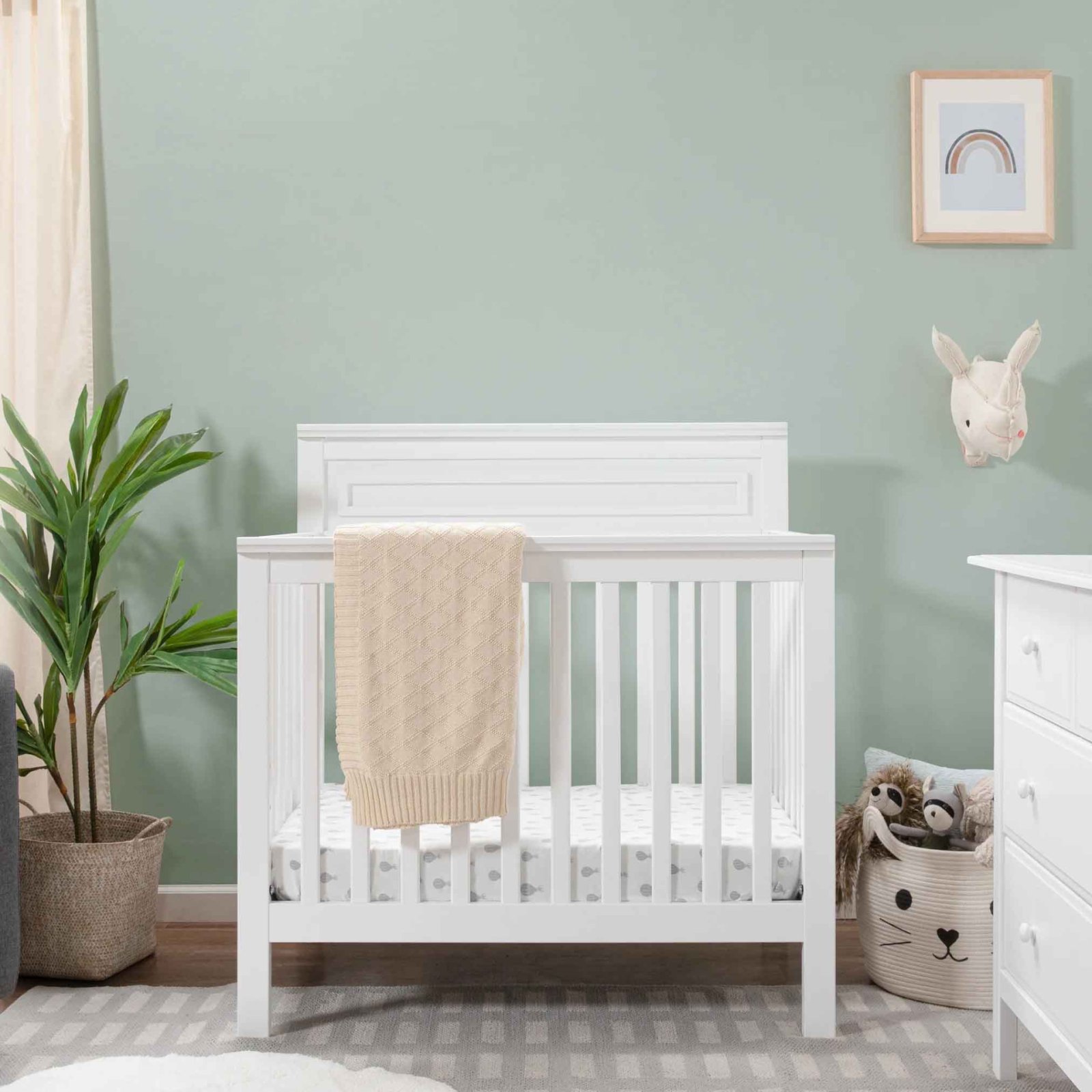 Autumn Mini Crib - White