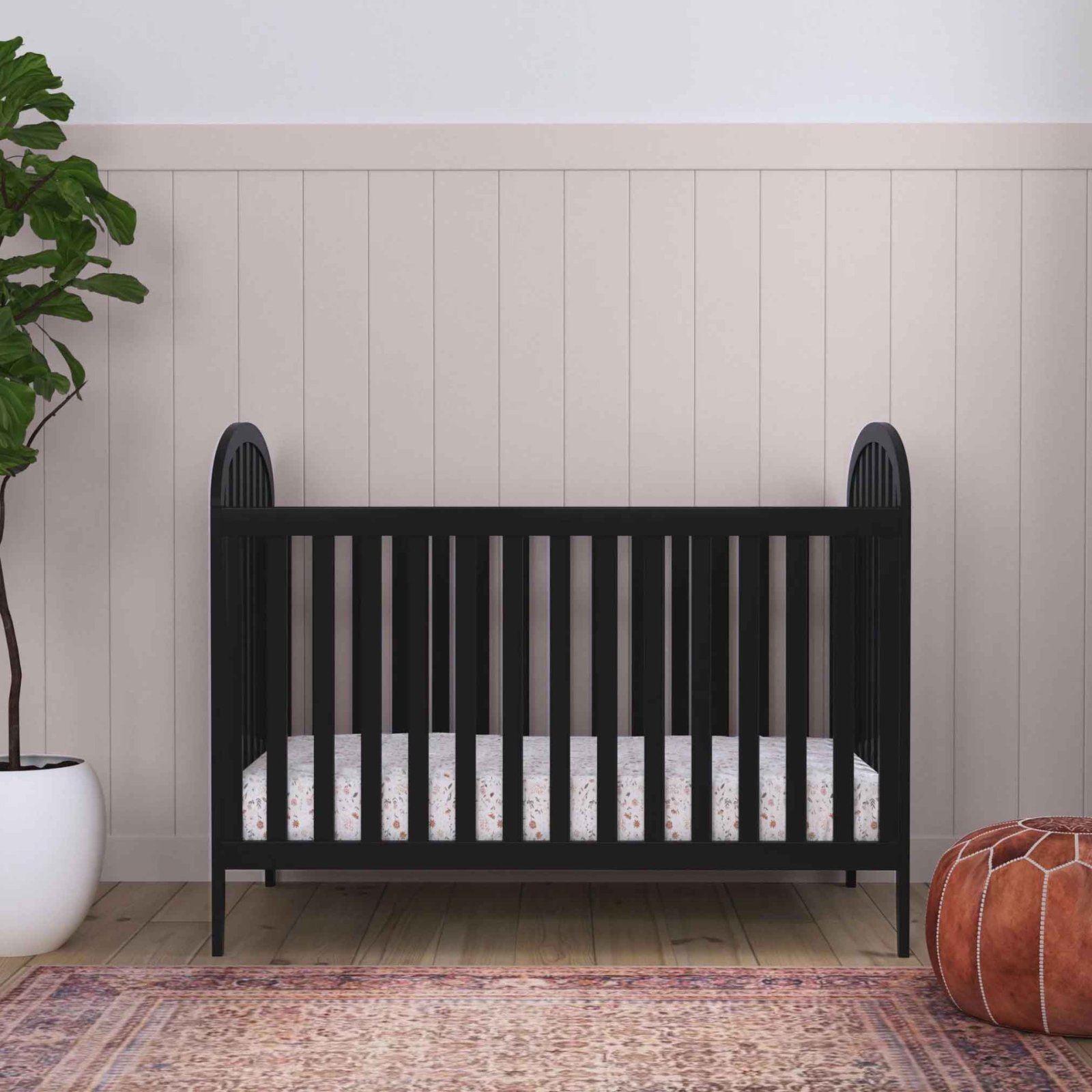 Beau 3 in 1 Convertible Crib - Ebony