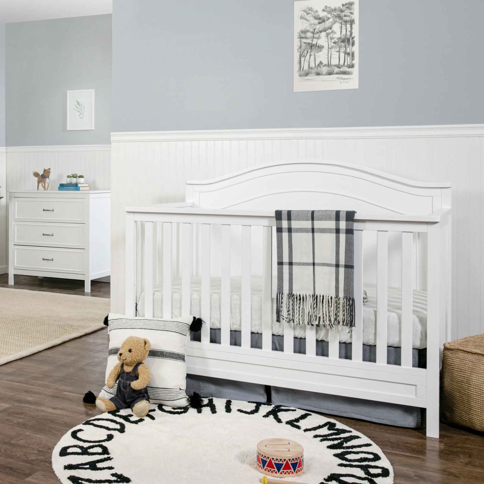 Charlie 4 In 1 Convertible Crib