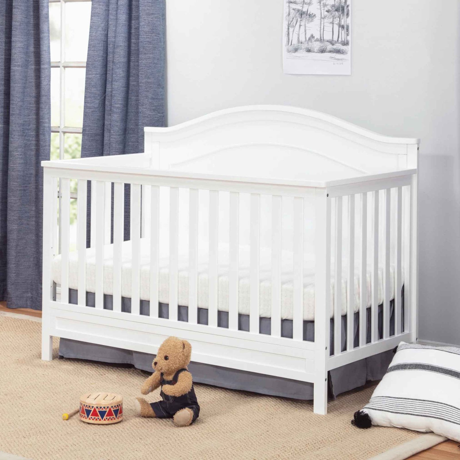 Charlie 4 In 1 Convertible Crib