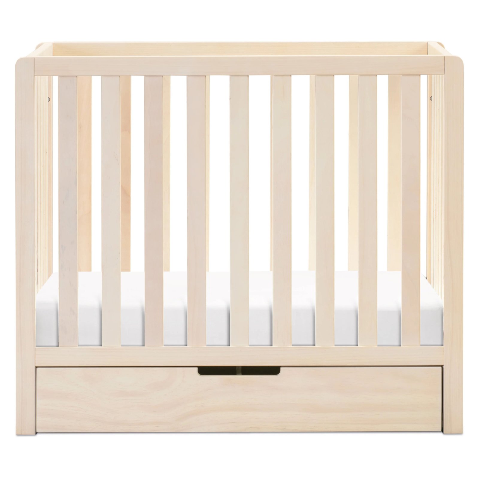 Colby 4 - In - 1 Convertible Mini Crib With Trundle Washed Natural