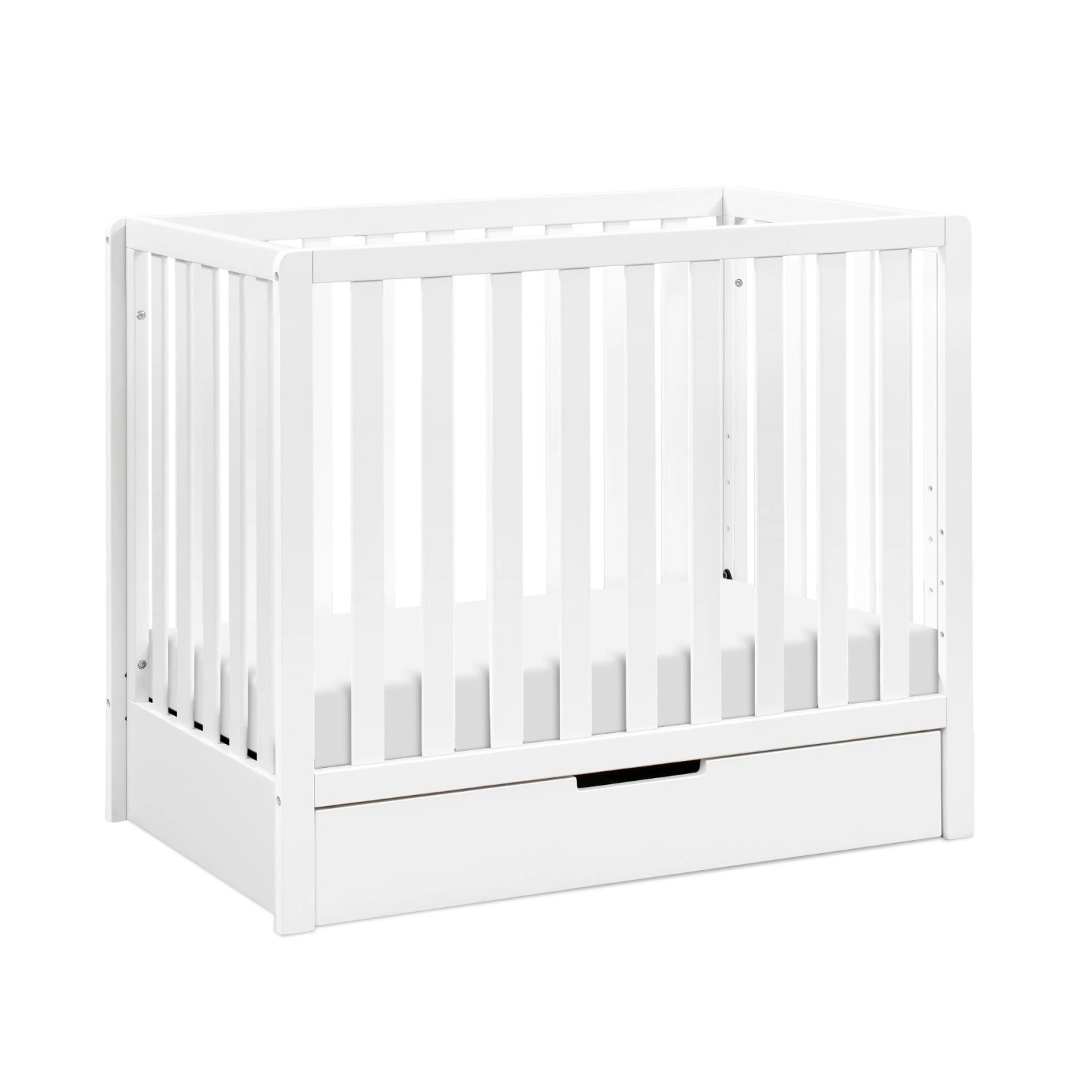 Colby 4 - In - 1 Convertible Mini Crib With Trundle White