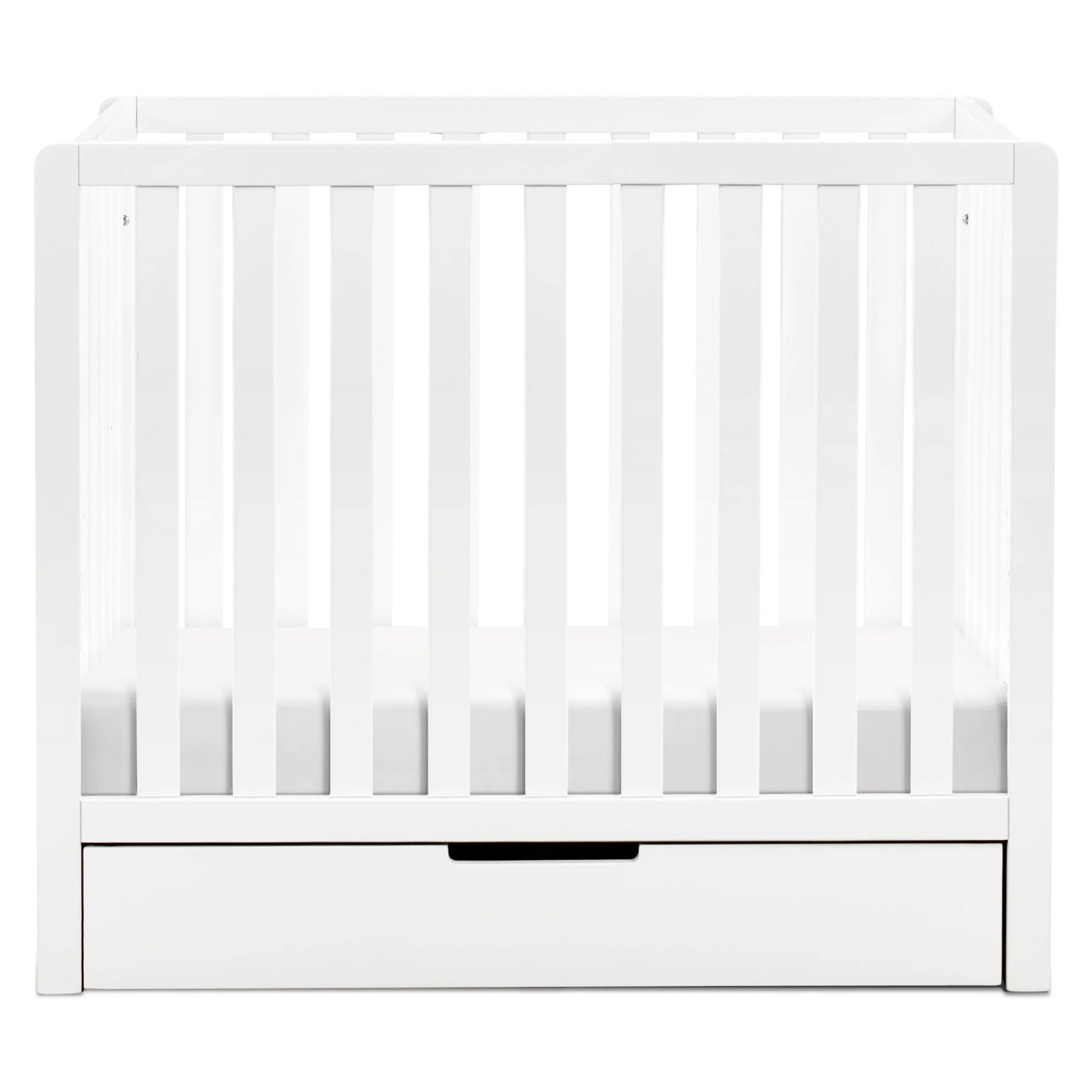 Colby 4 - In - 1 Convertible Mini Crib With Trundle White