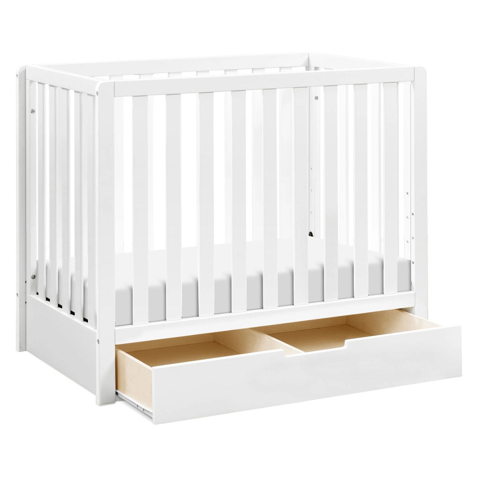 Colby 4 - In - 1 Convertible Mini Crib With Trundle White