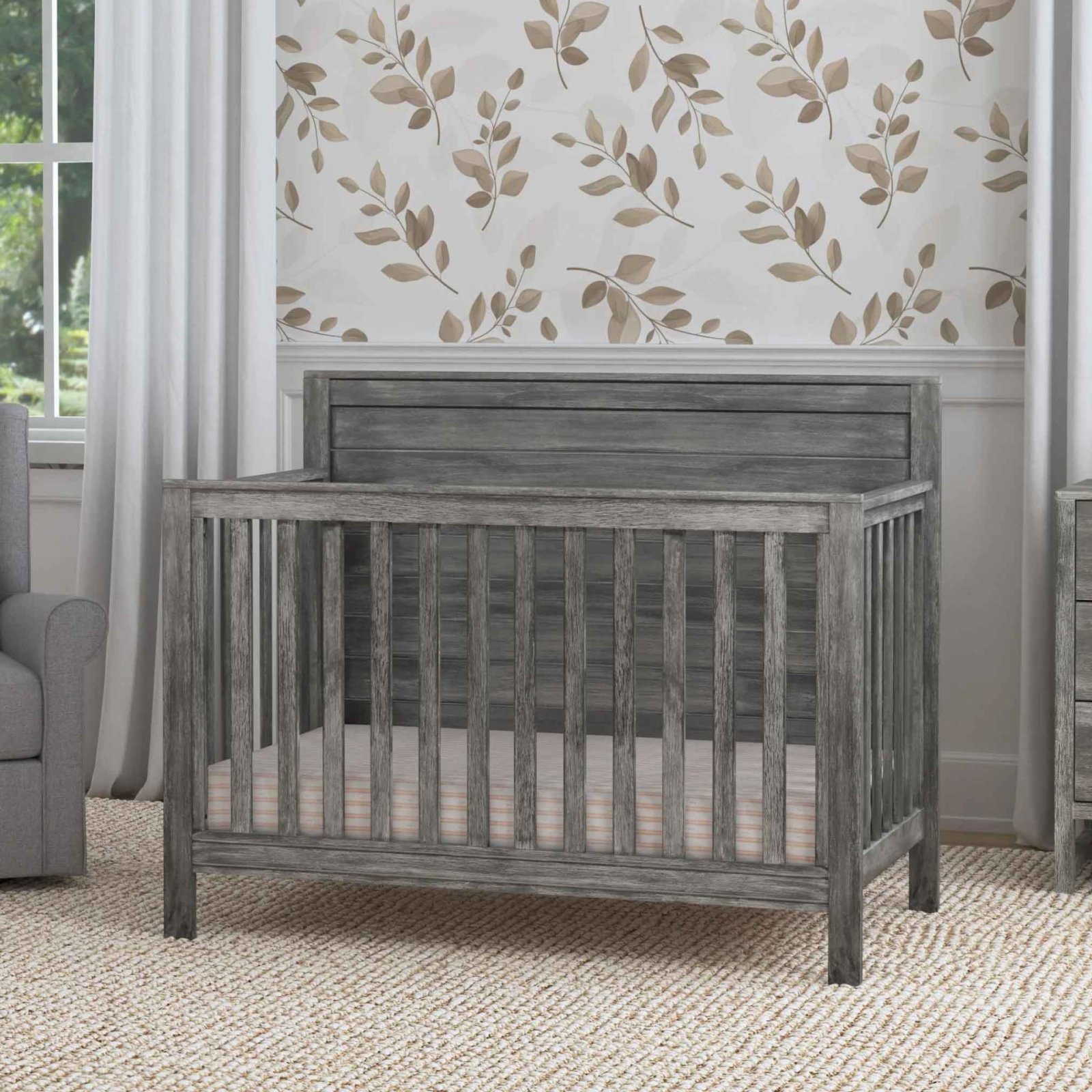 Fairway 4 In 1 Convertible Crib - Cottage Grey
