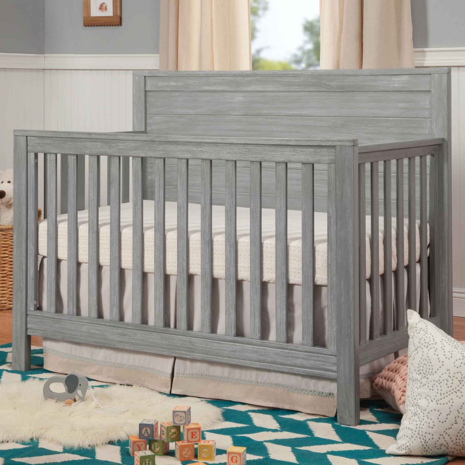 Fairway 4 In 1 Convertible Crib - Cottage Grey
