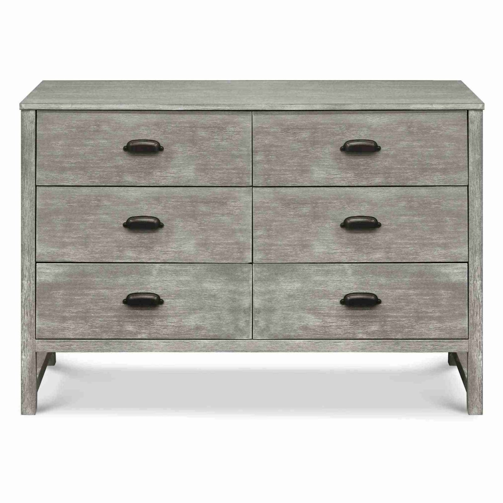 Fairway 6 Drawer Double Dresser - Cottage Grey