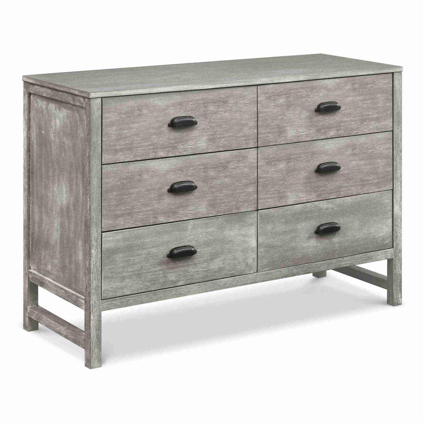 Fairway 6 Drawer Double Dresser - Cottage Grey