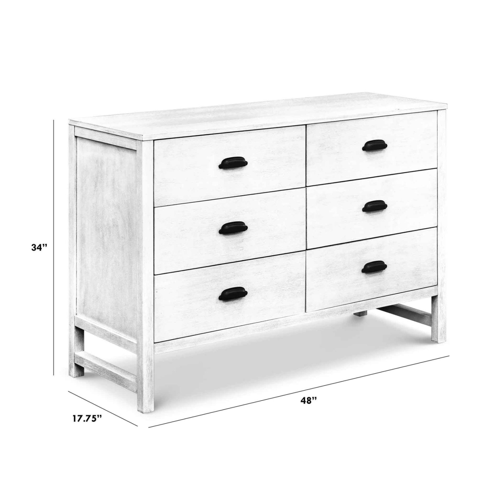 Fairway 6 Drawer Double Dresser