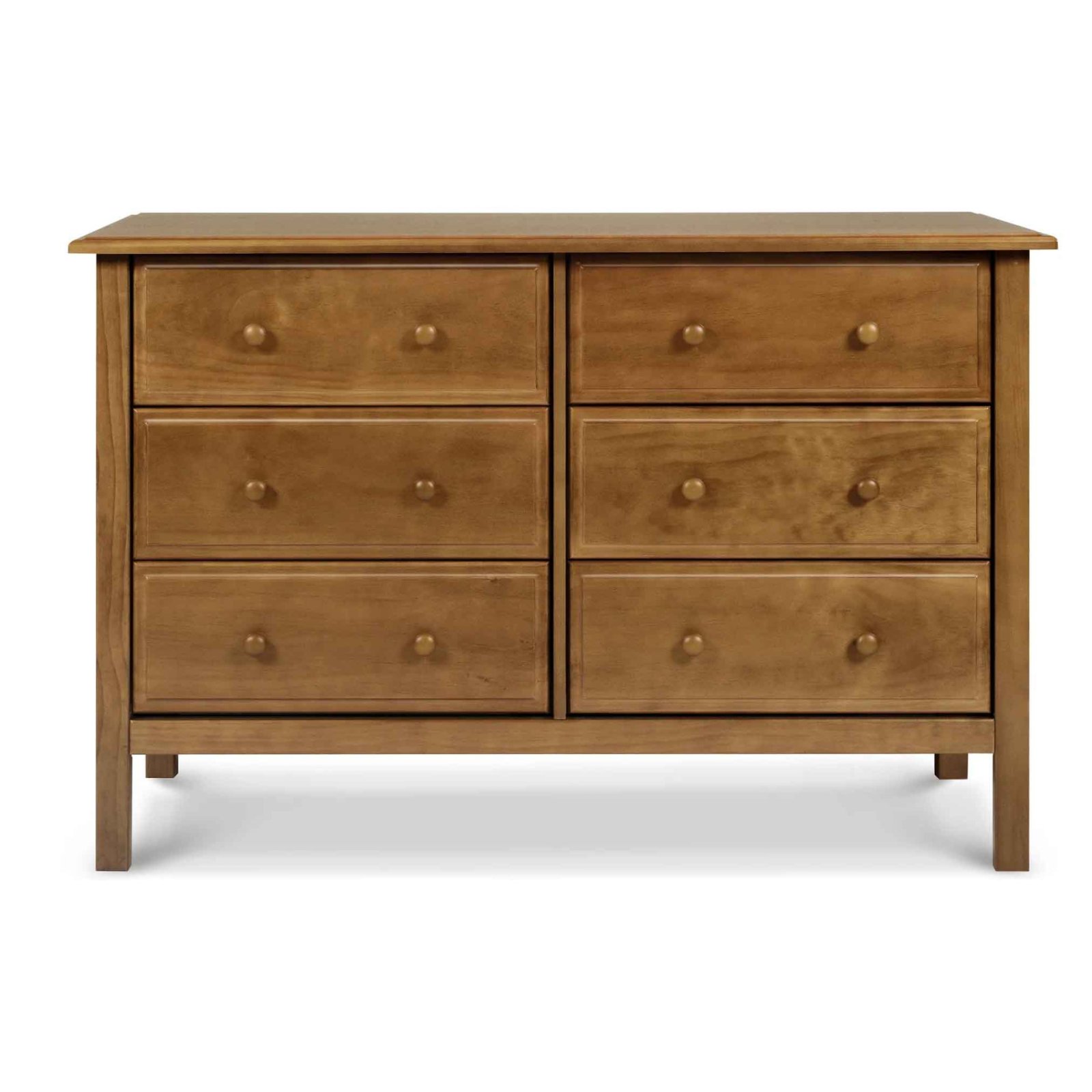 Jayden 6 Drawer Double Dresser Chestnut