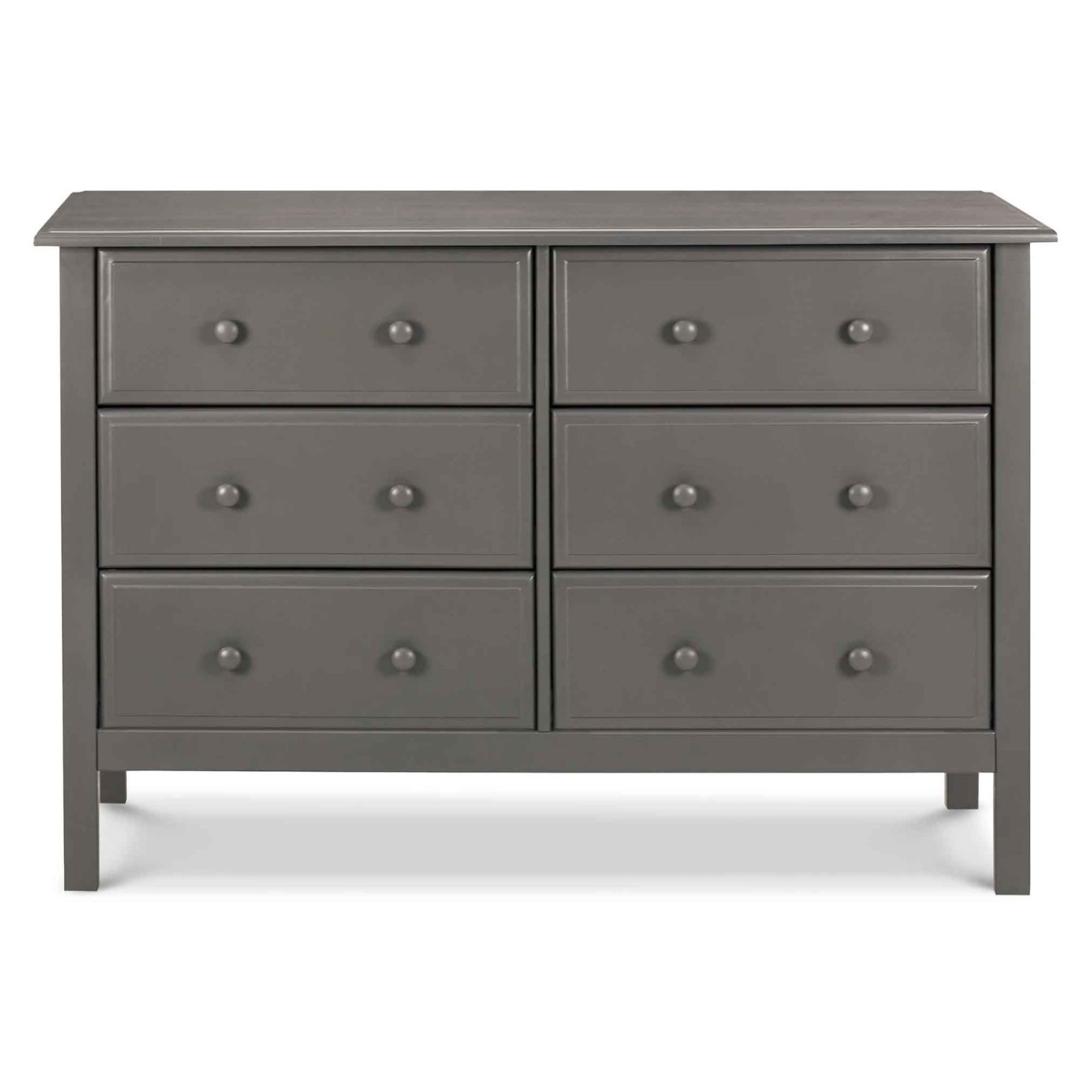 Jayden 6 Drawer Double Dresser Slate
