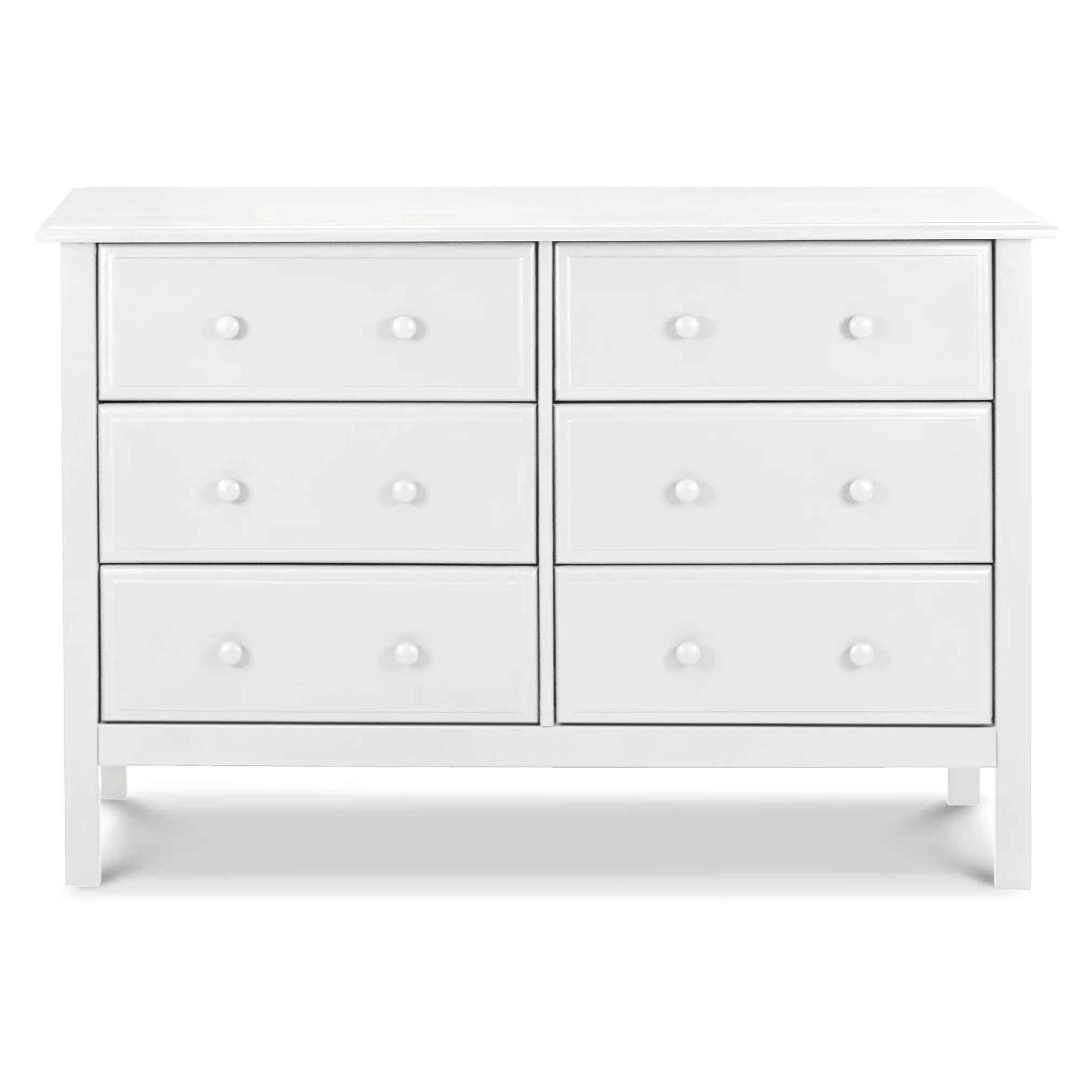 Jayden 6 Drawer Double Dresser White