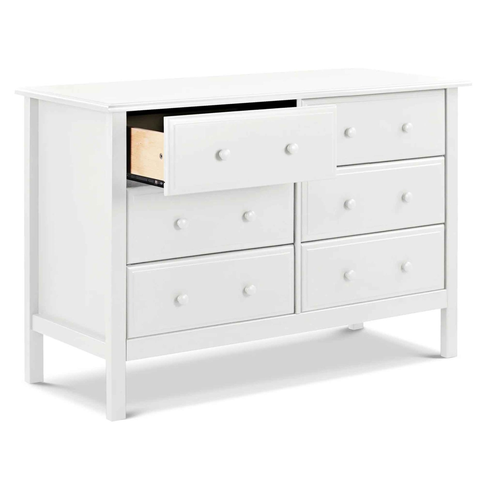 Jayden 6 Drawer Double Dresser White