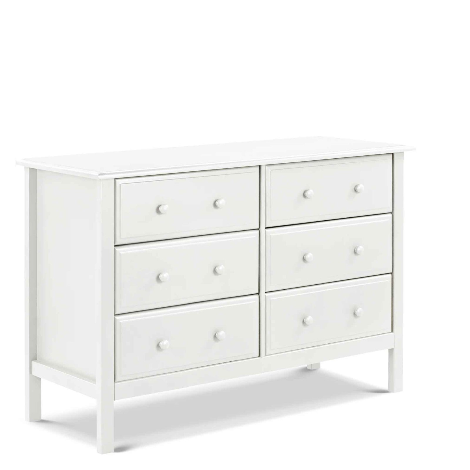 Jayden 6 Drawer Double Dresser White