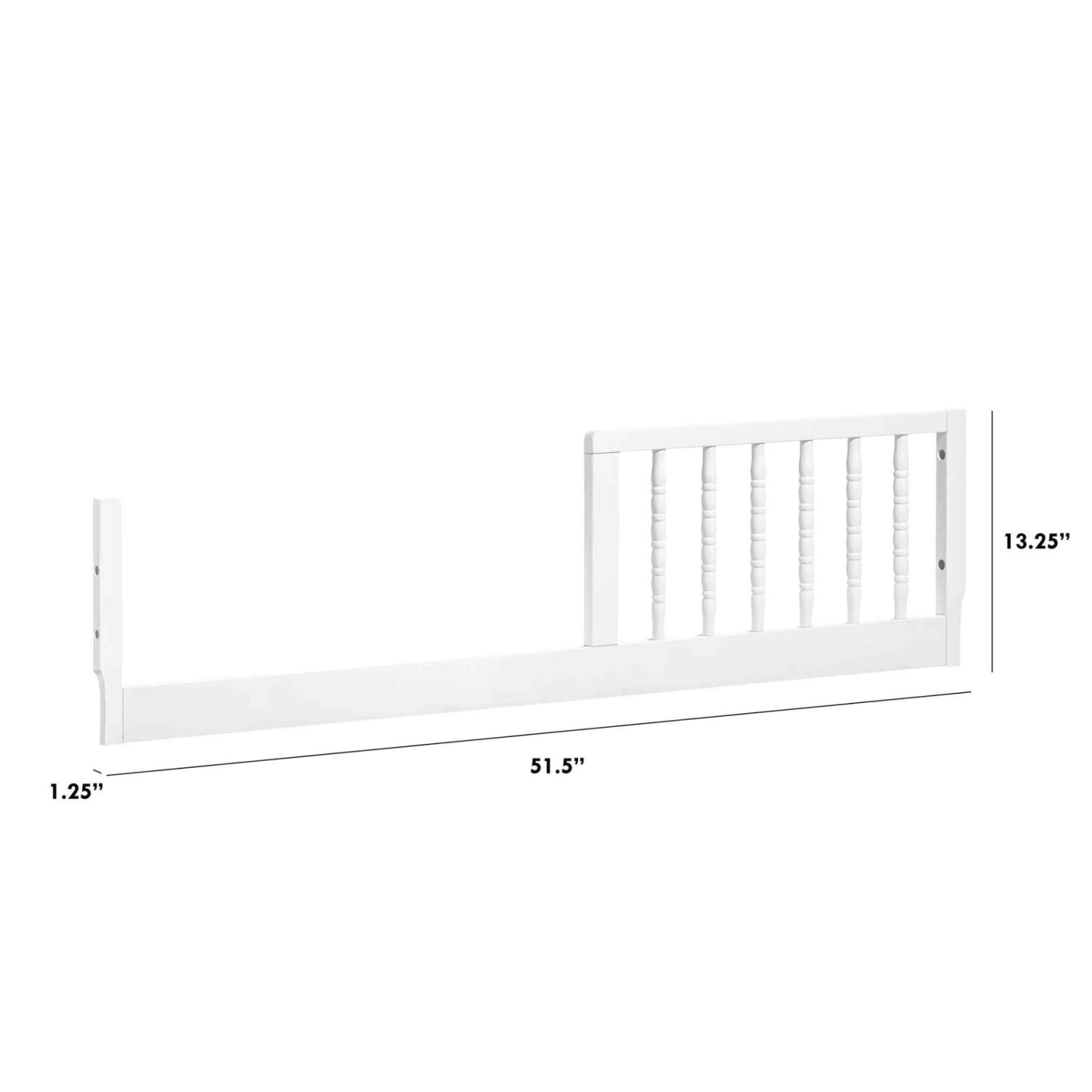 Jenny Lind Toddler Rail - White