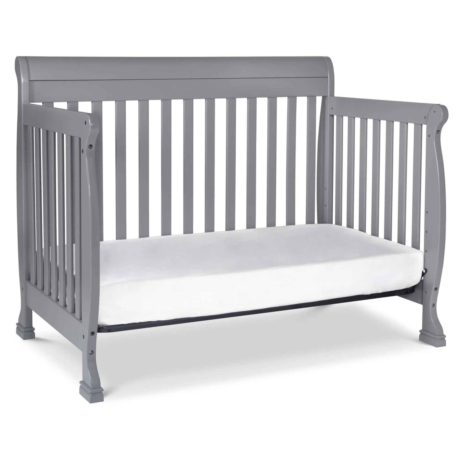 Kalani 4 In 1 Convertible Crib - Grey