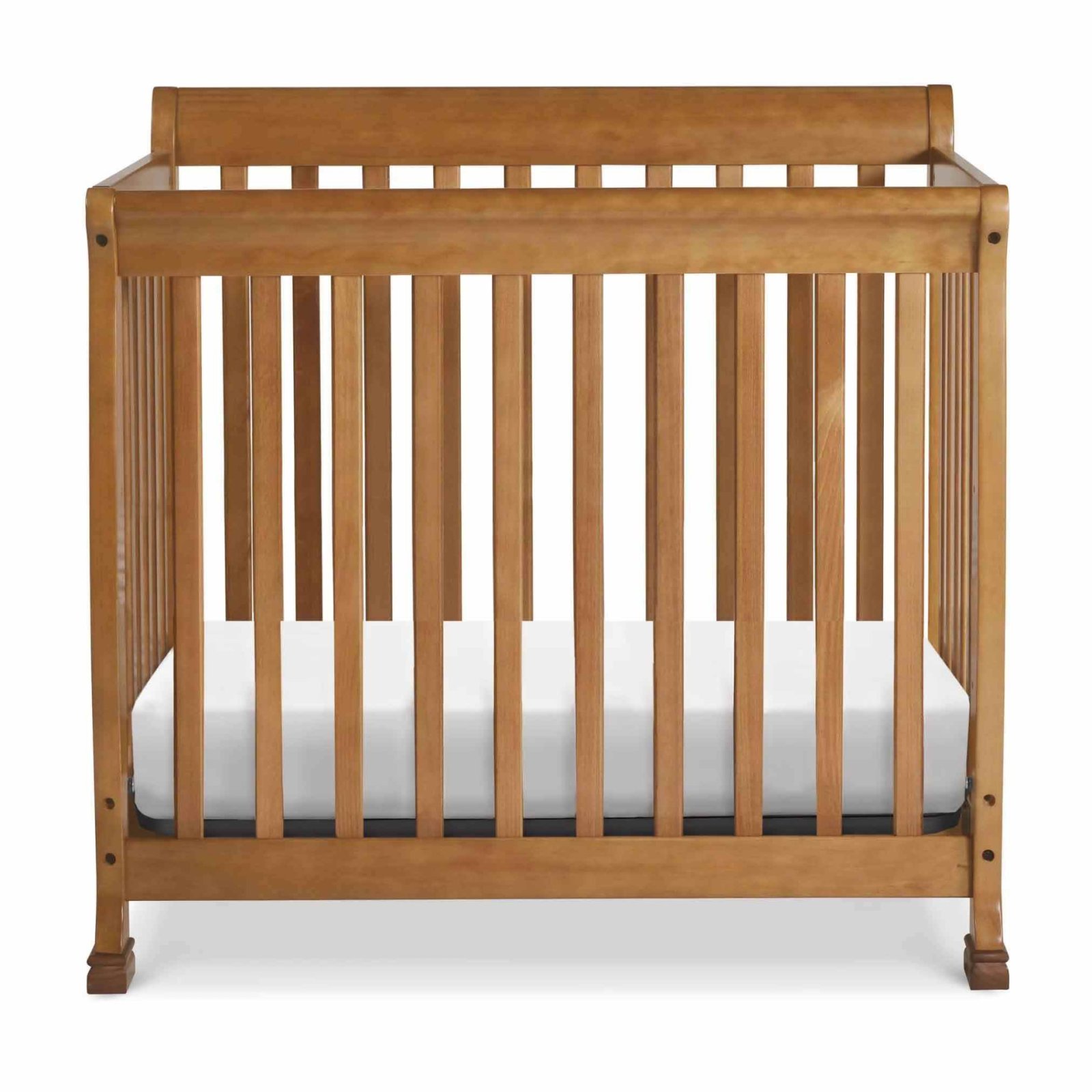 Kalani 4 In 1 Convertible Mini Crib - Chestnut