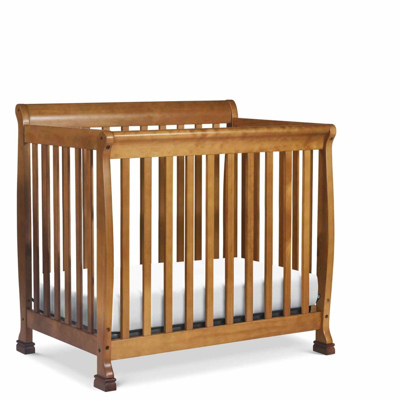 Kalani 4 In 1 Convertible Mini Crib - Chestnut