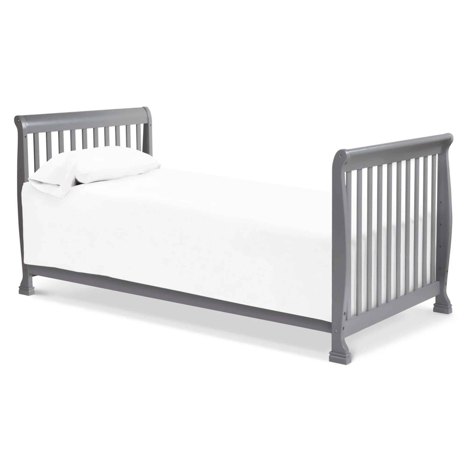 Kalani 4 In 1 Convertible Mini Crib - Grey