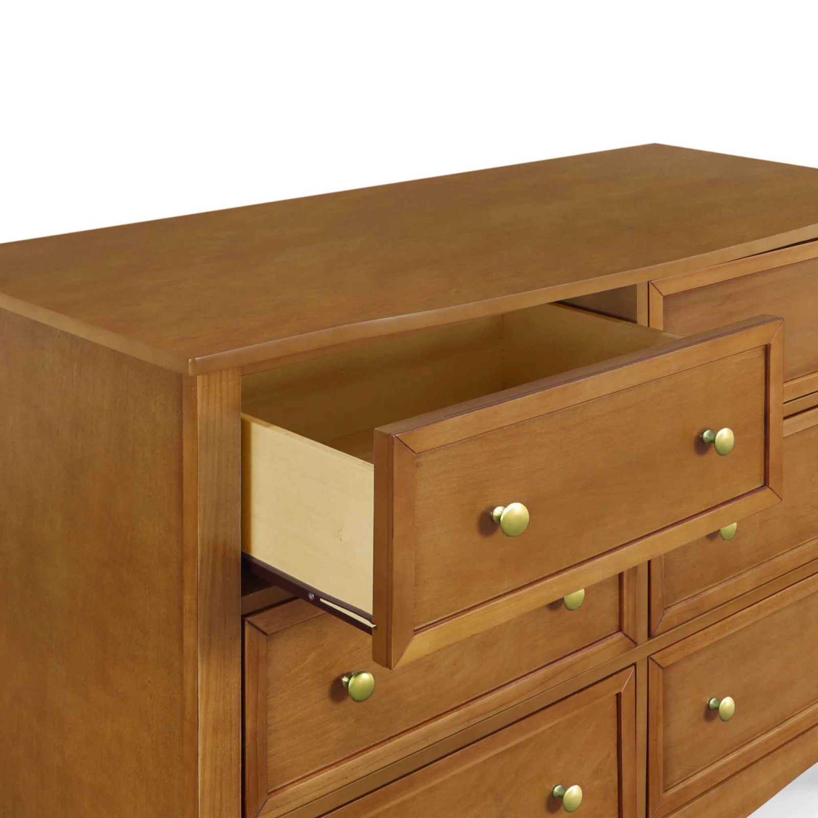 Kalani 6 Drawer Double Wide Dresser Chestnut