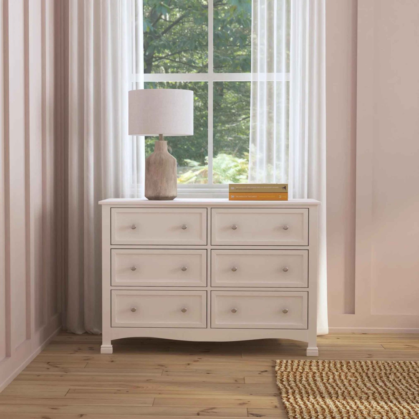 Kalani 6 Drawer Double Wide Dresser