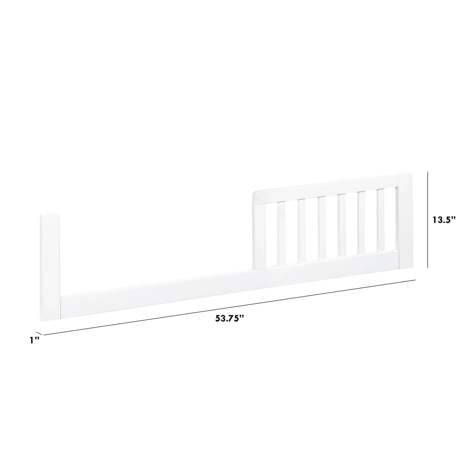 Colby 4-in-1 Convertible Crib Toddler Conversion Kit - White