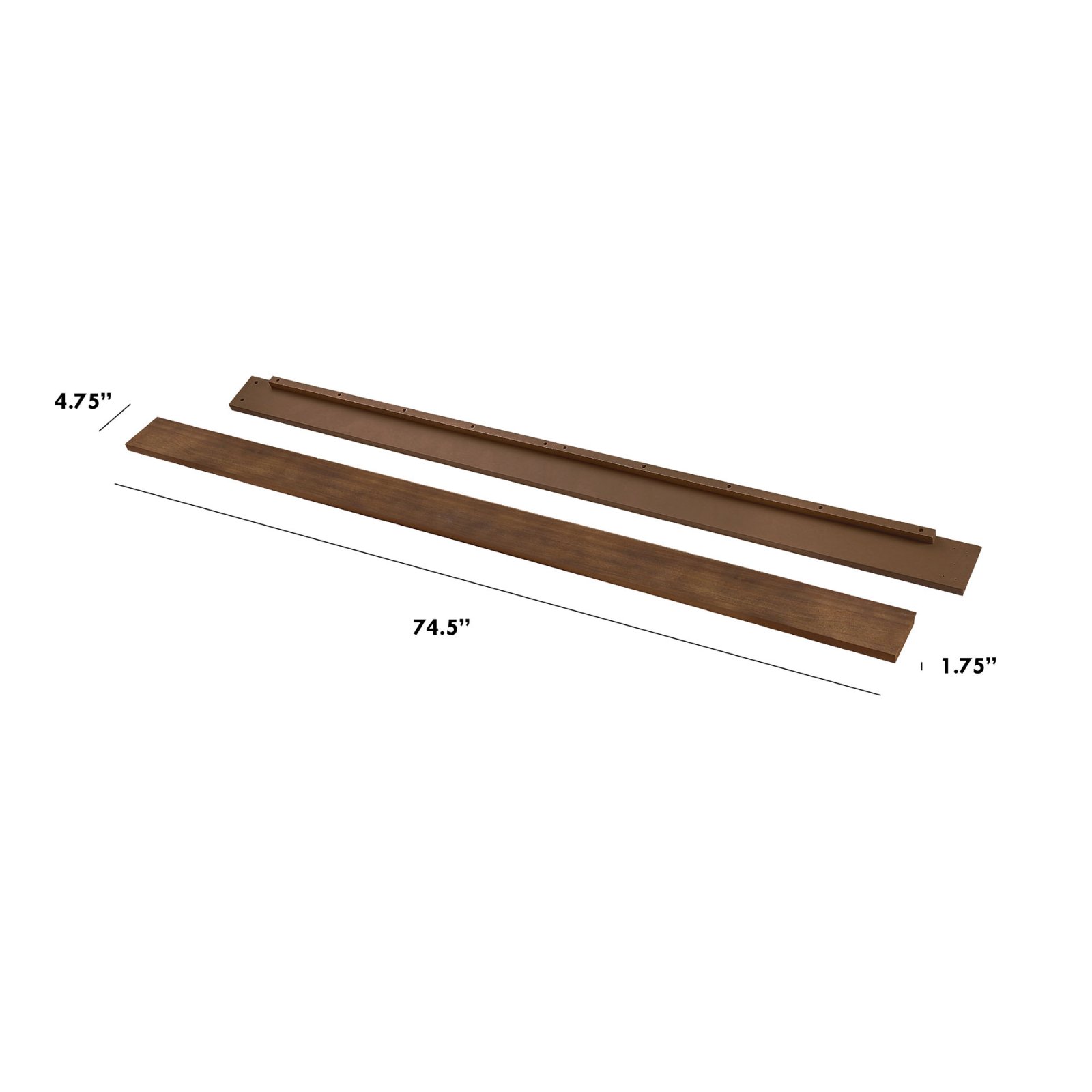 Twin/Full - Size Bed Conversion Kit - Mocha