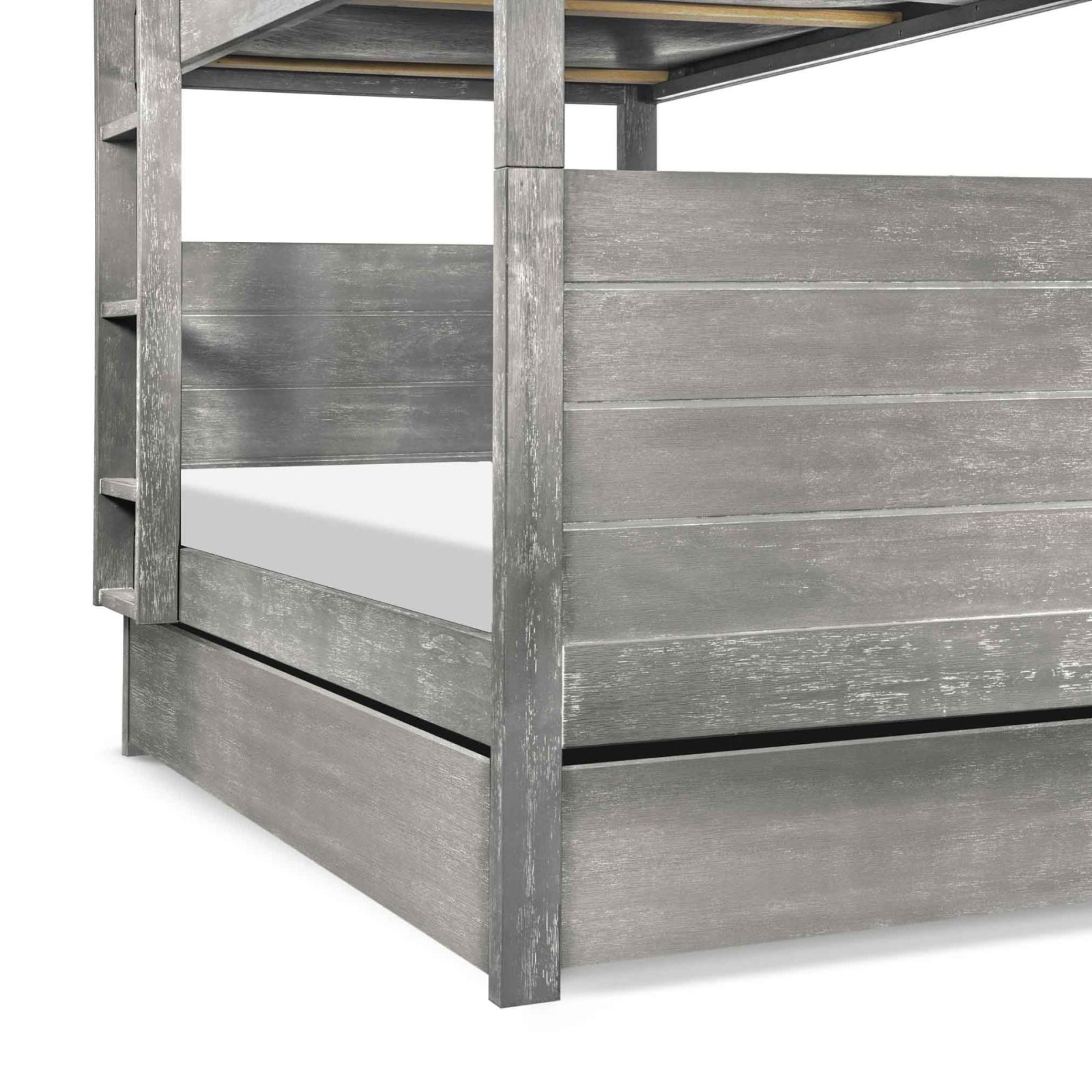 Universal Twin Storage Trundle Bed - Cottage Grey