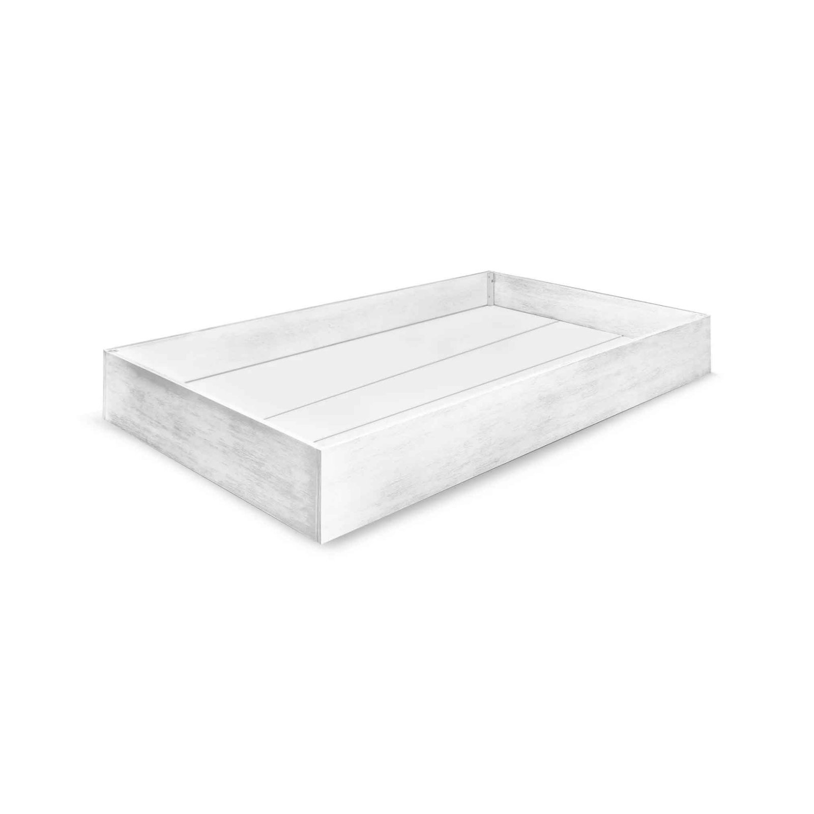 Universal Twin Storage Trundle Bed - Cottage White
