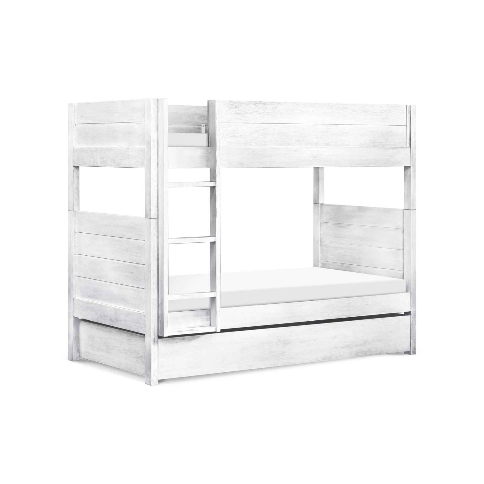 Universal Twin Storage Trundle Bed - Cottage White
