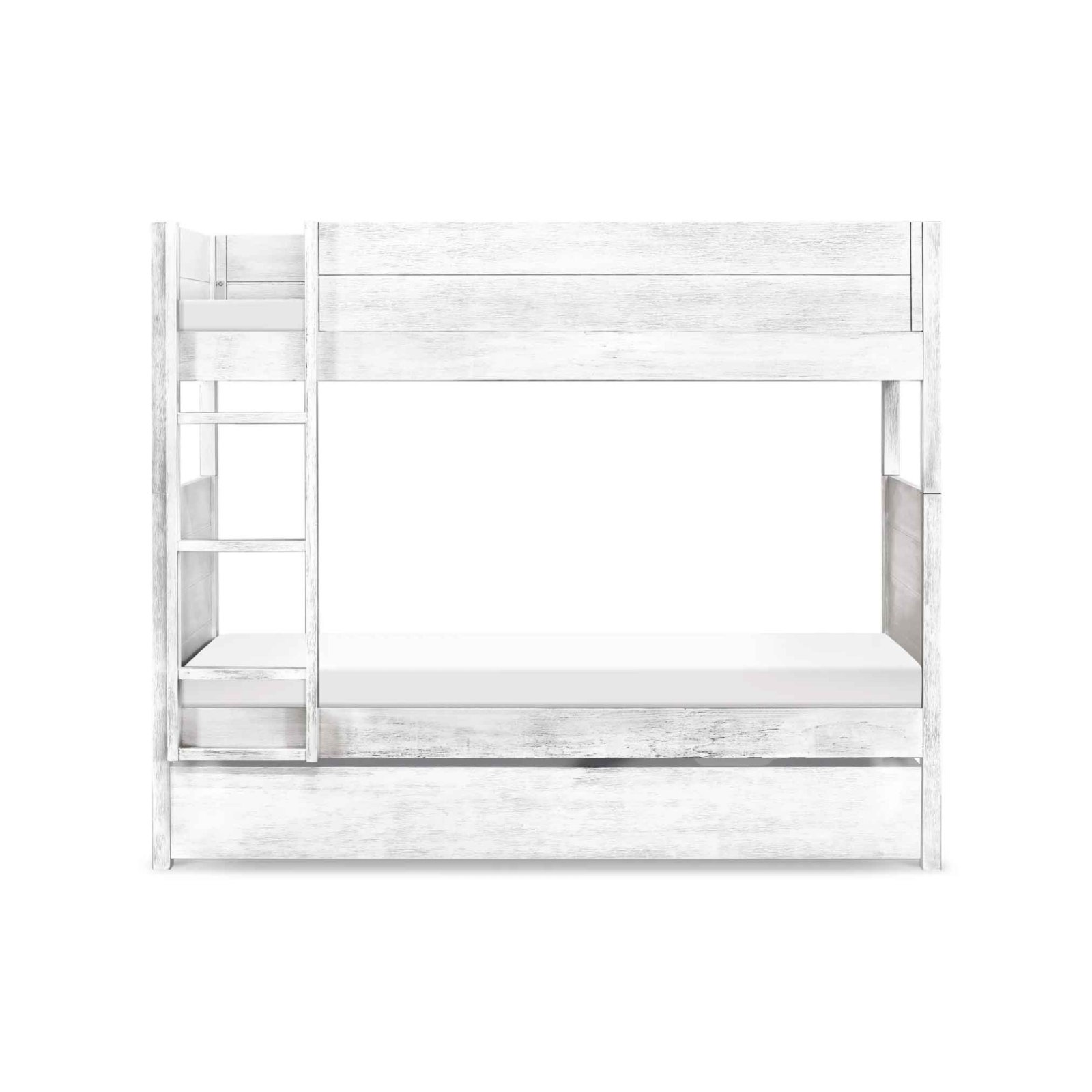 Universal Twin Storage Trundle Bed - Cottage White