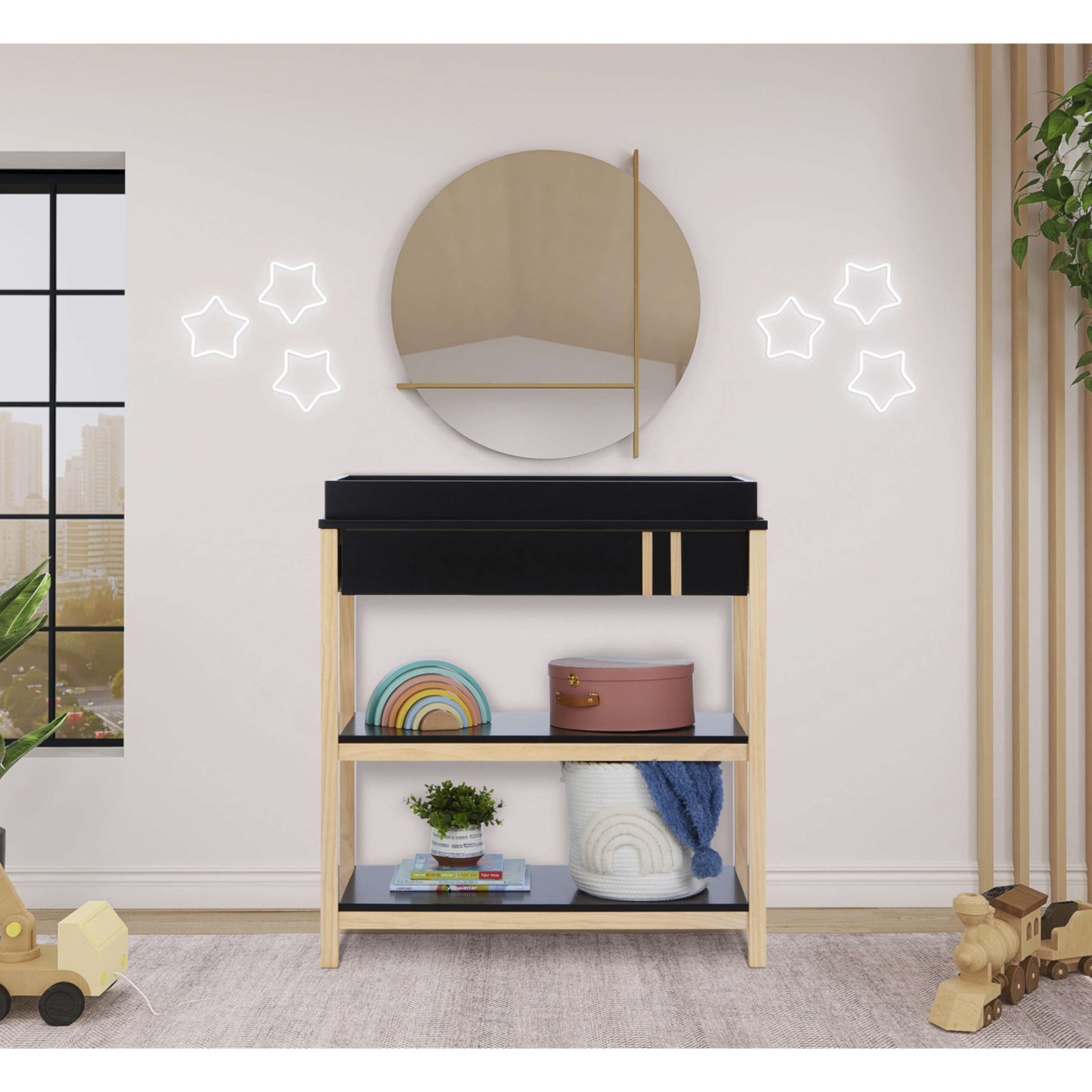 Soho Changing Table - Matte Black