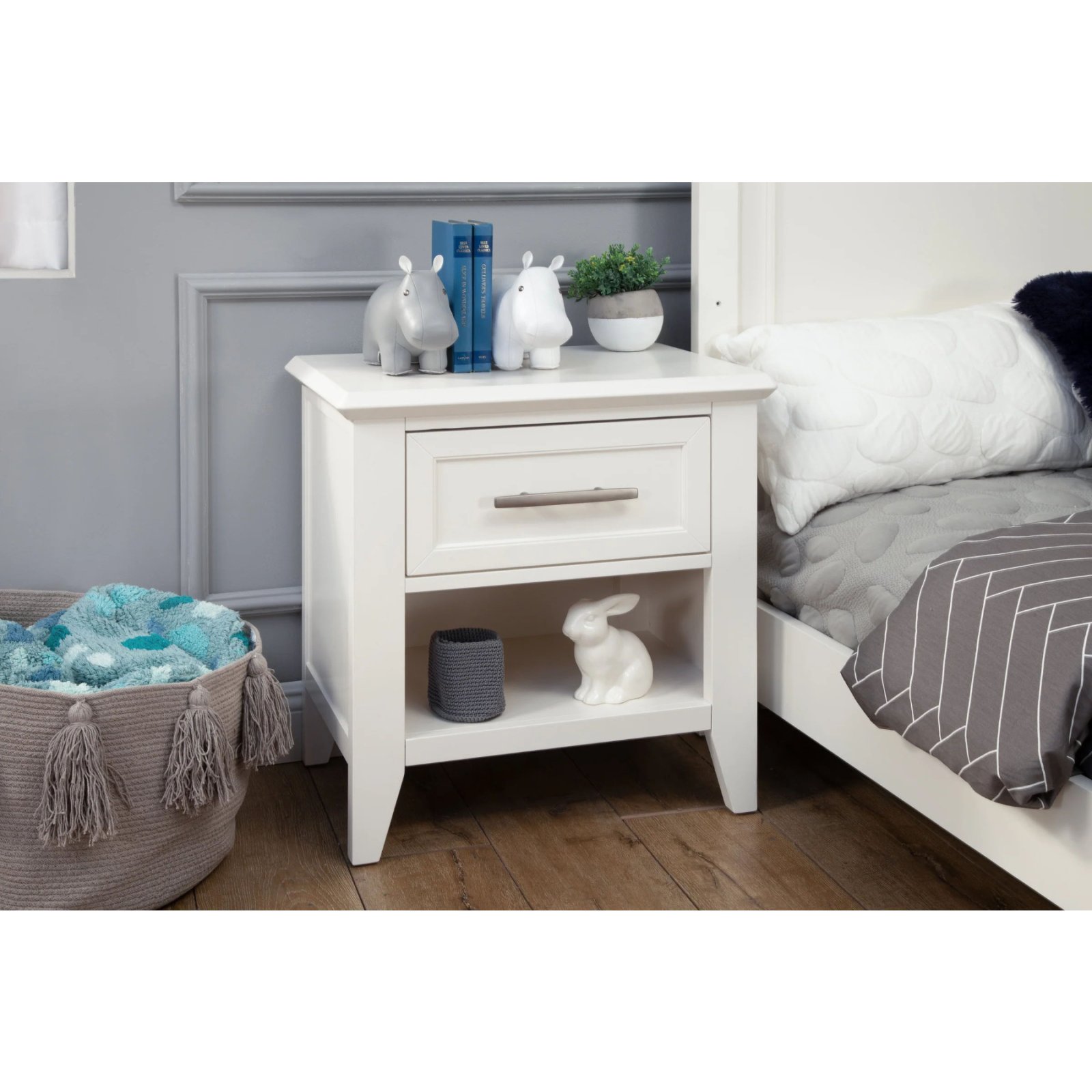 Beckett Nightstand - Warm White
