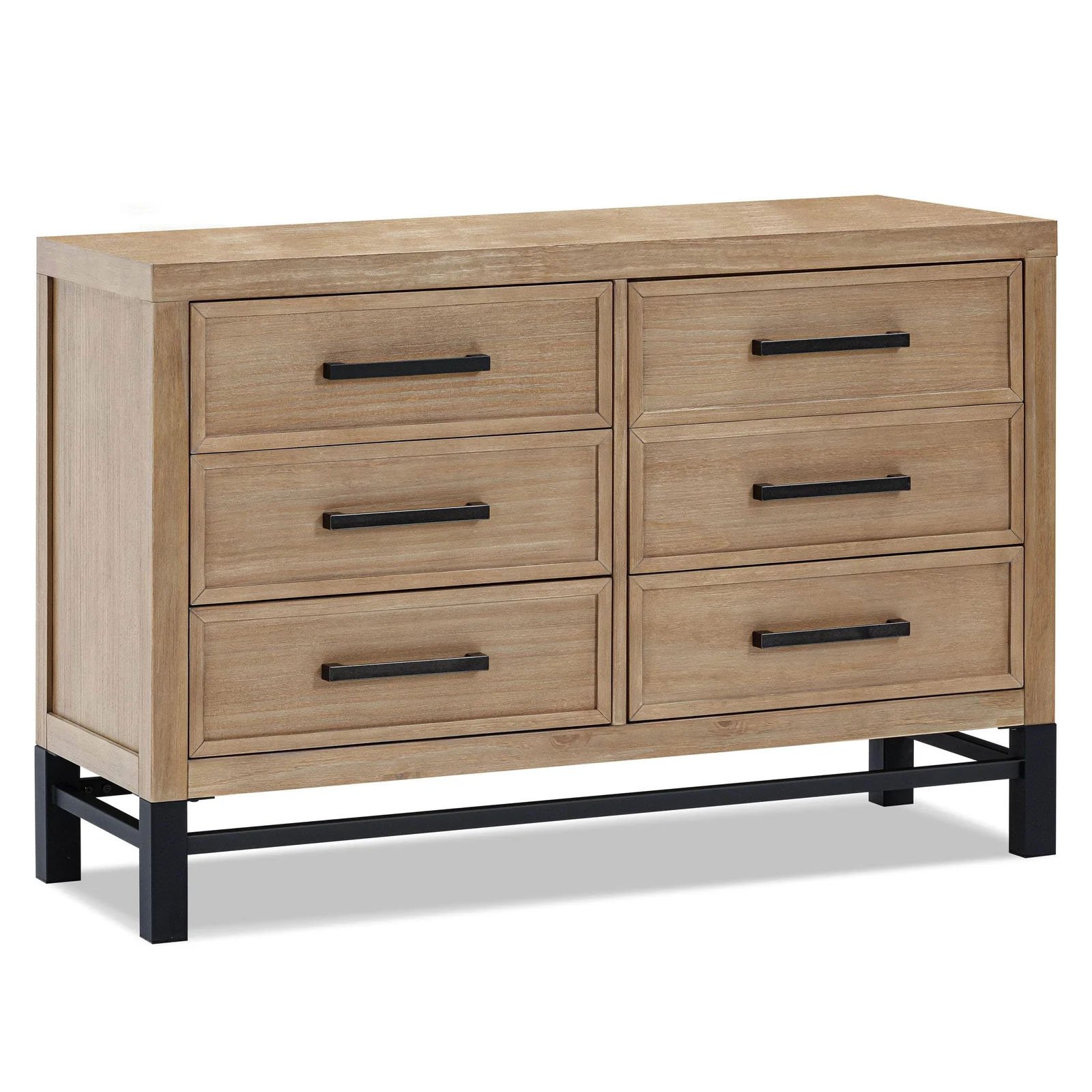 Newbern 6 Drawer Assembled Dresser - Dirftwood