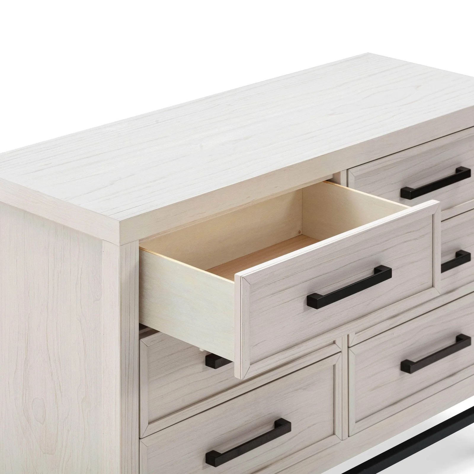 Newbern 6 Drawer Assembled Dresser - White Dirftwood