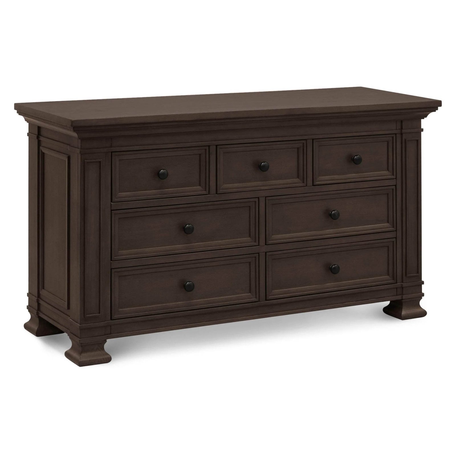 Classic 7 Drawer Double Wide Dresser