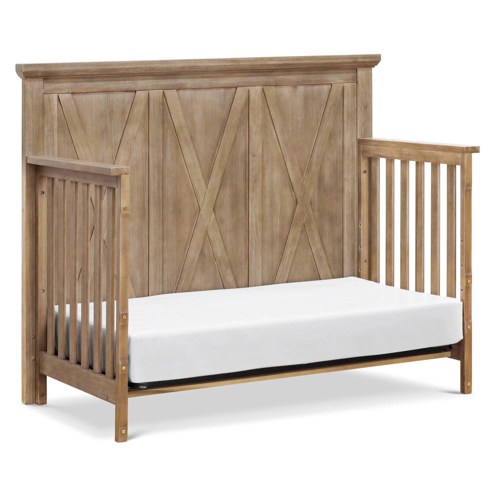Emory Farmhouse 4 In 1 Convertible Crib - Driftwood