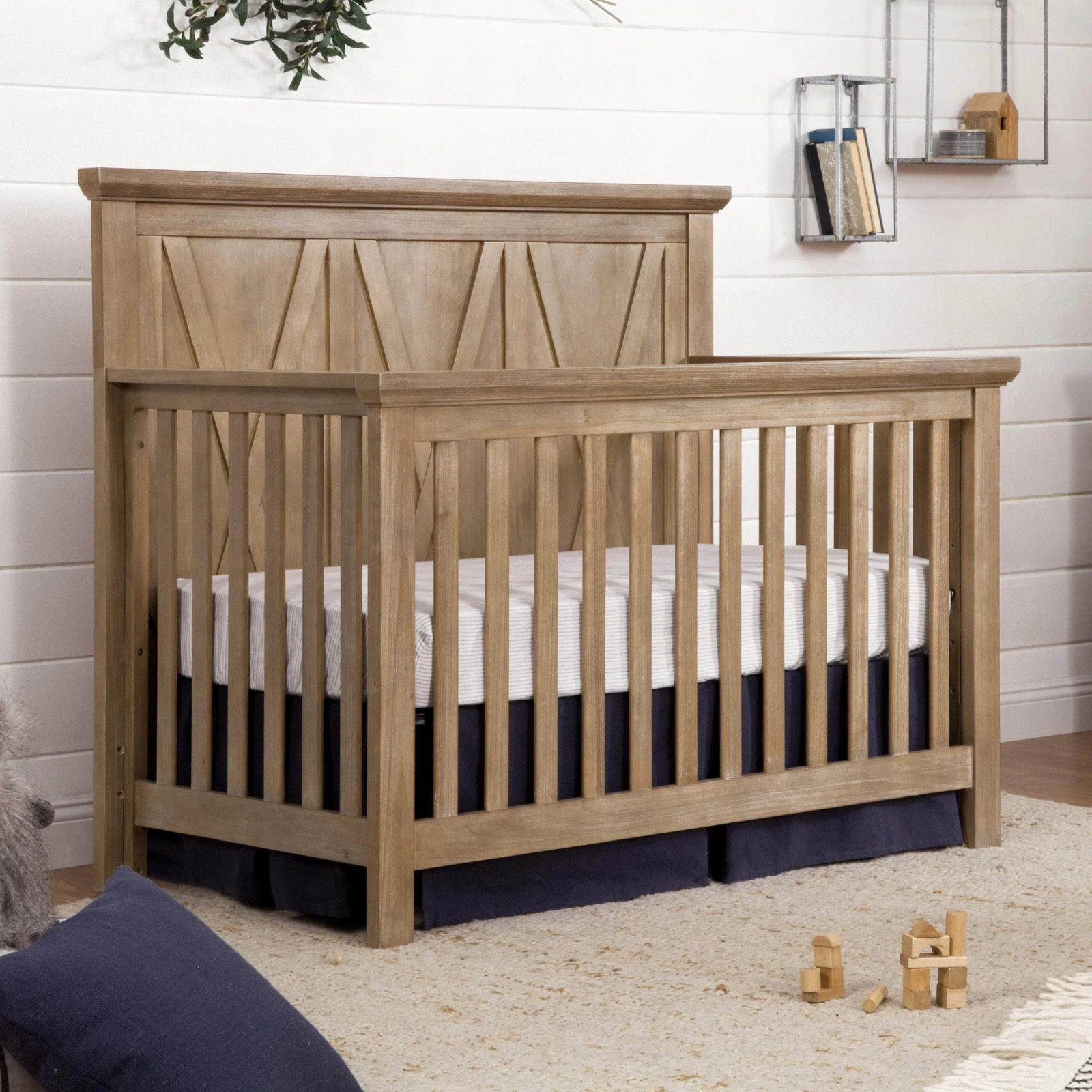 Emory Farmhouse 4 In 1 Convertible Crib