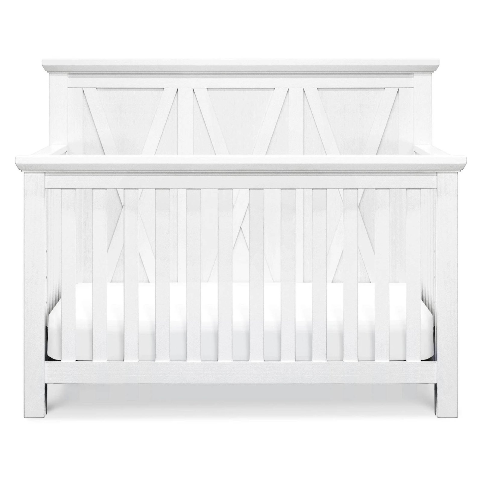 Emory Farmhouse 4 In 1 Convertible Crib - Linen White