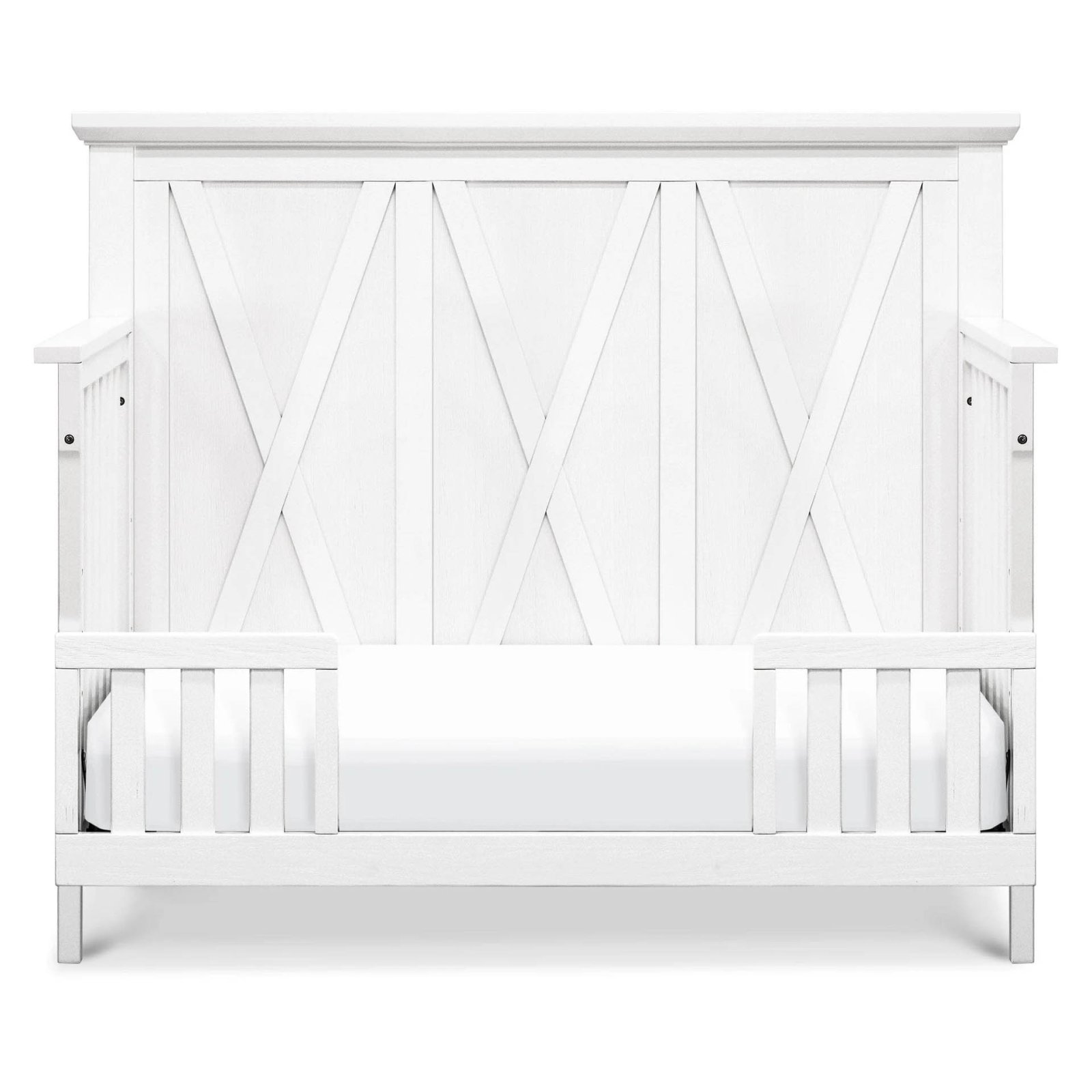 Emory Farmhouse 4 In 1 Convertible Crib - Linen White