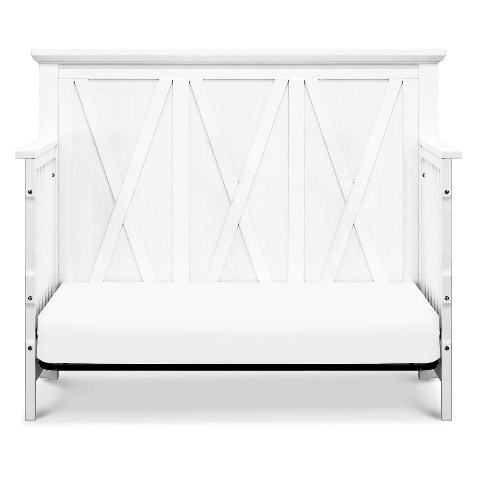 Emory Farmhouse 4 In 1 Convertible Crib - Linen White