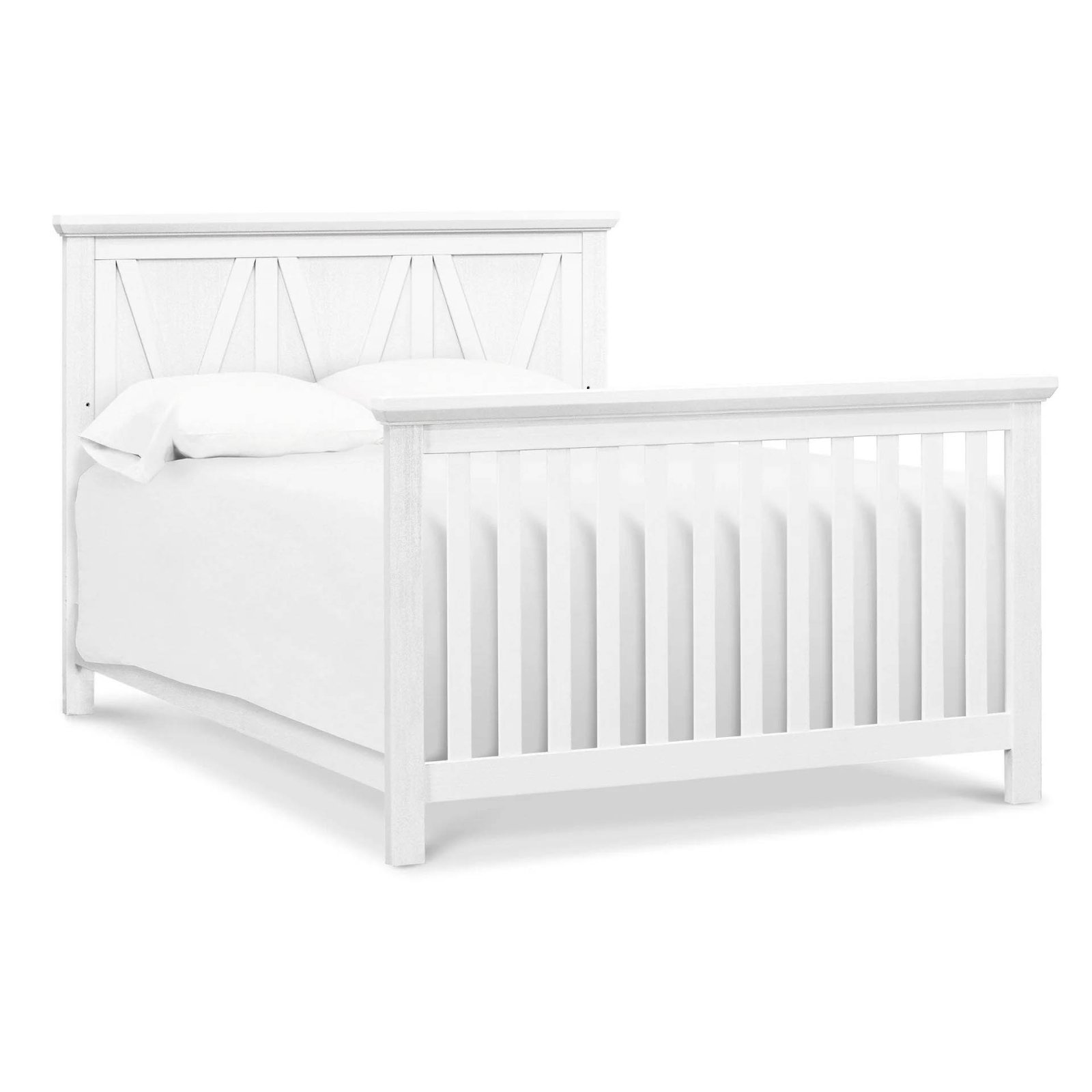 Emory Farmhouse 4 In 1 Convertible Crib - Linen White