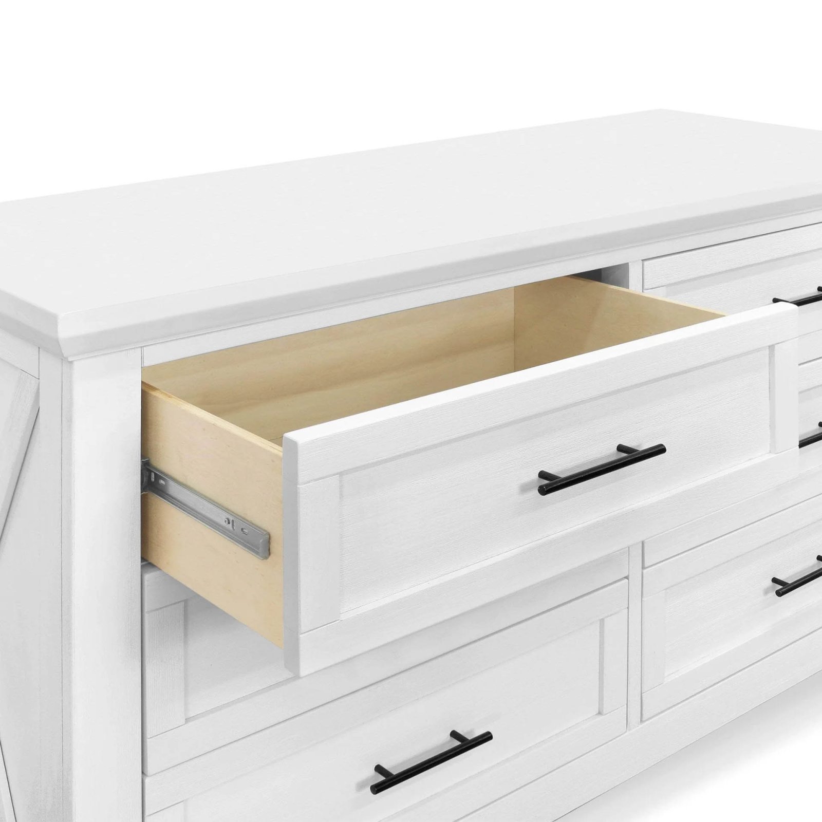 Emory Farmhouse Double Dresser - Linen White