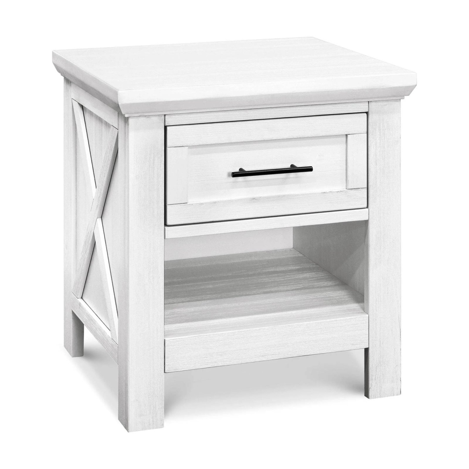 Emory Farmhouse Nightstand - Linen White