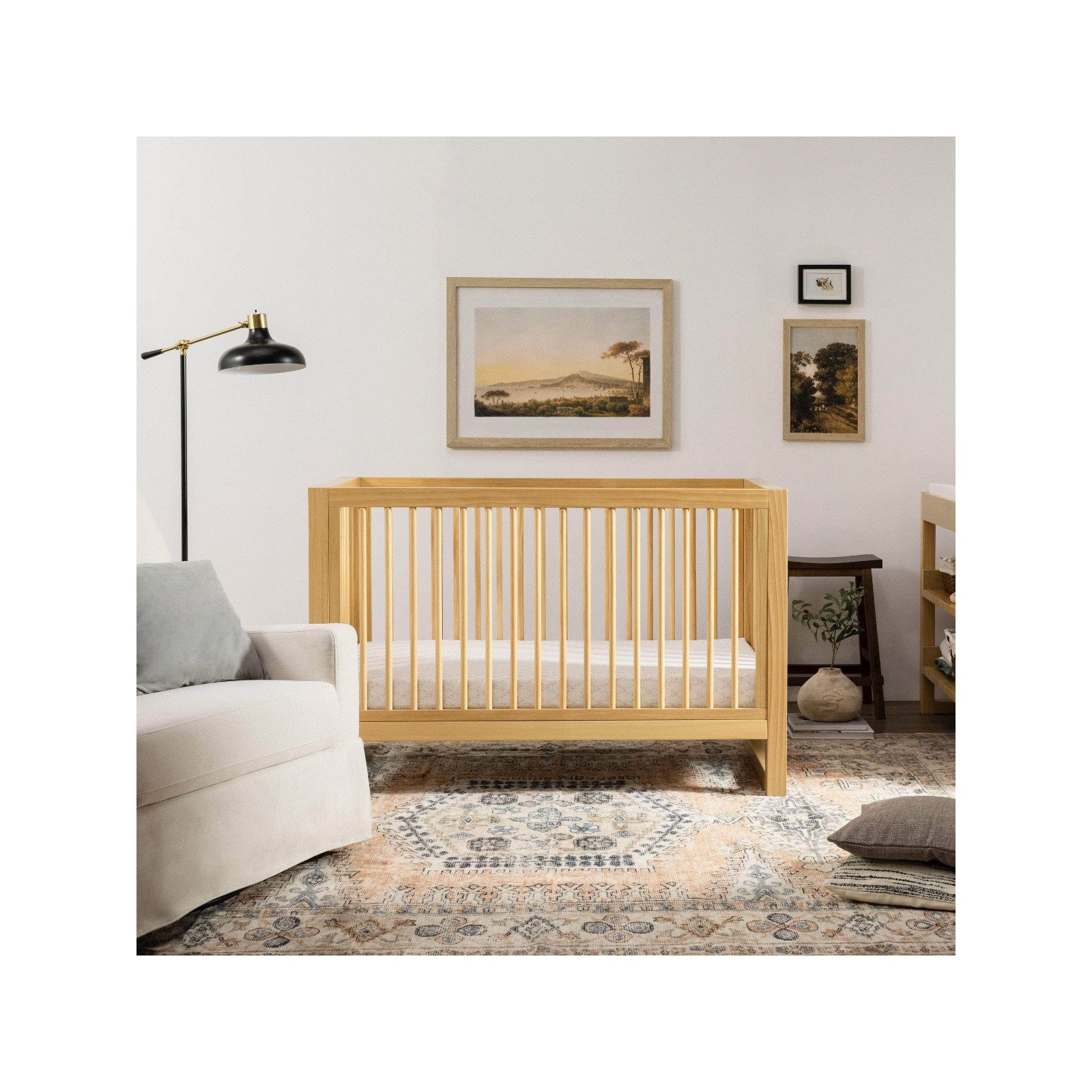 Nantucket 3-in-1 Convertible Crib with Toddler Kit - Honey
